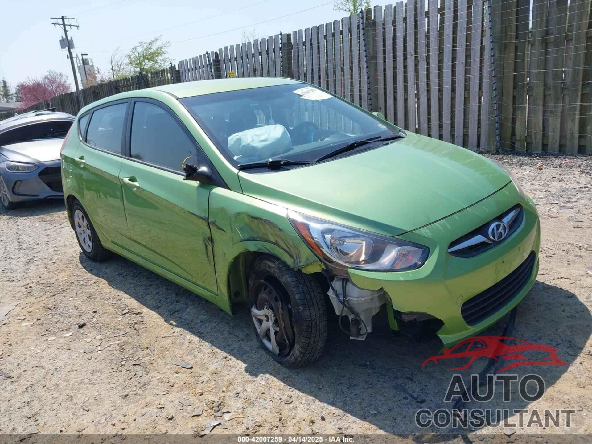 HYUNDAI ACCENT 2014 - KMHCT5AE7EU196252