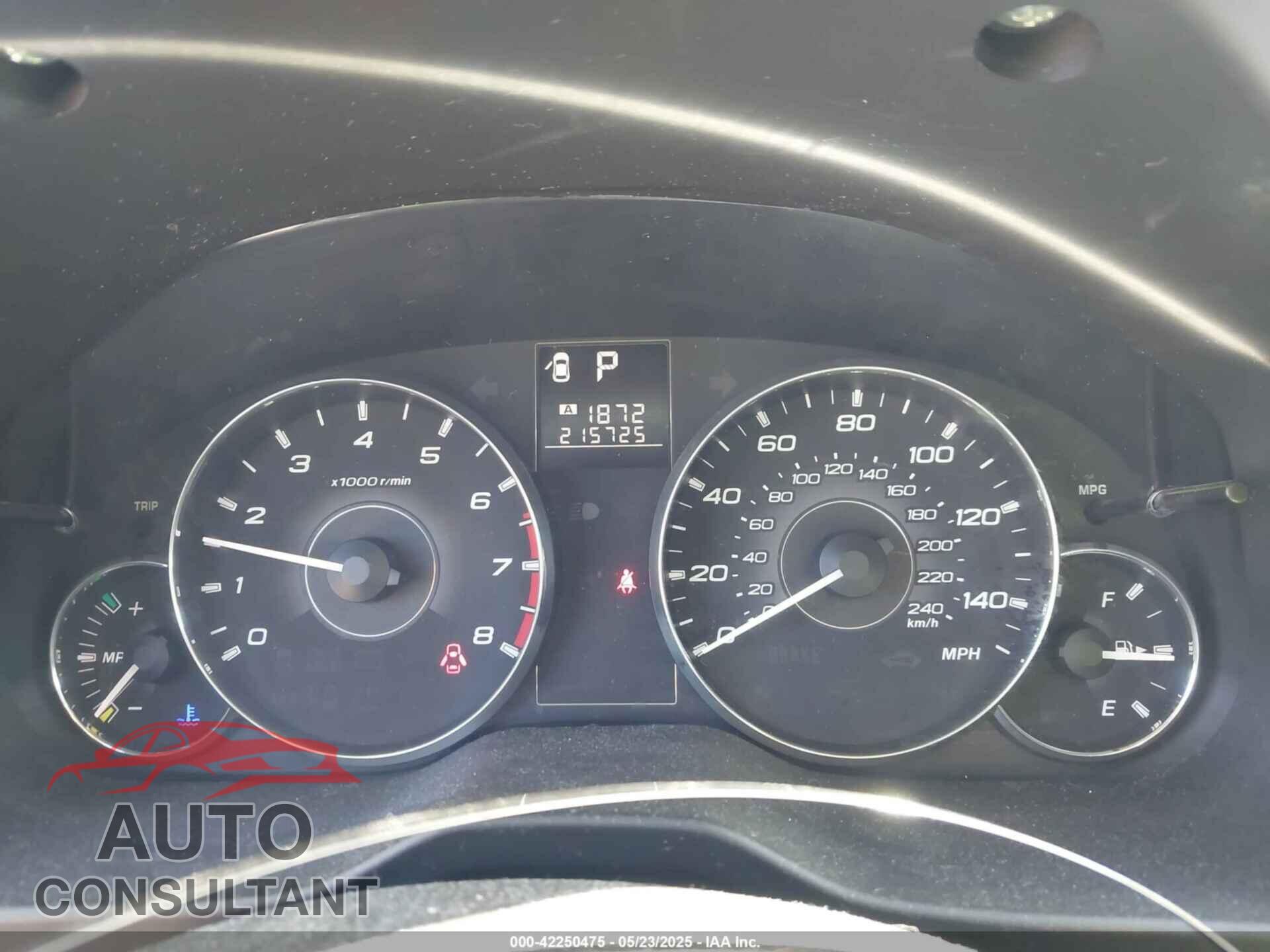 SUBARU OUTBACK 2011 - 4S4BRBCC3B3337257