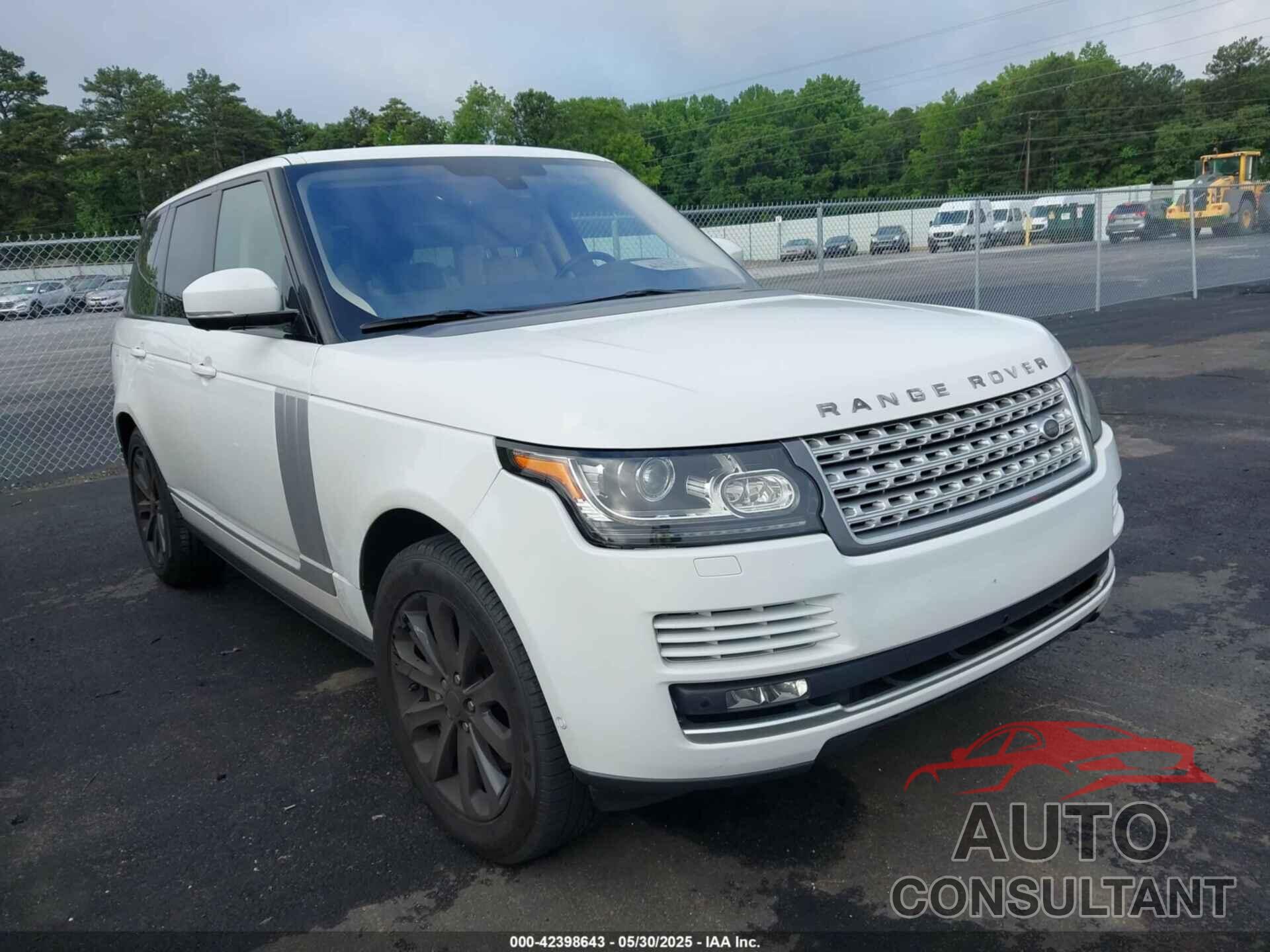 LAND ROVER RANGE ROVER 2016 - SALGS2PF8GA306519
