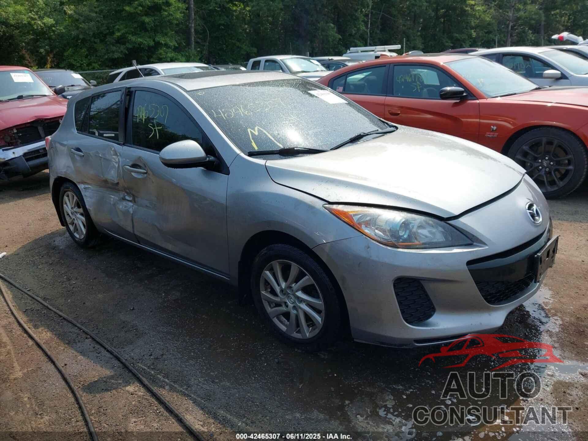 MAZDA MAZDA3 2012 - JM1BL1M86C1697405