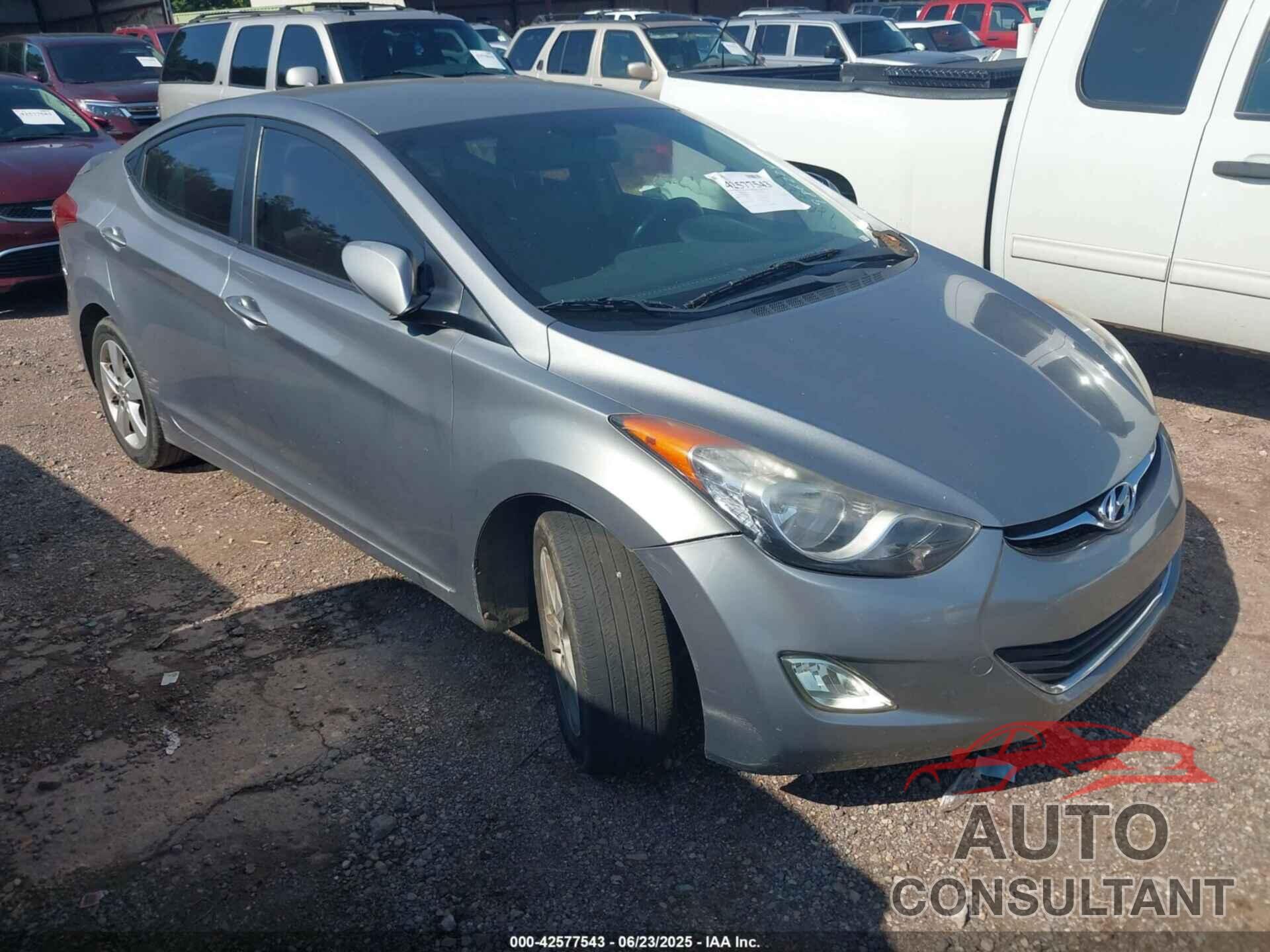 HYUNDAI ELANTRA 2013 - KMHDH4AEXDU986224