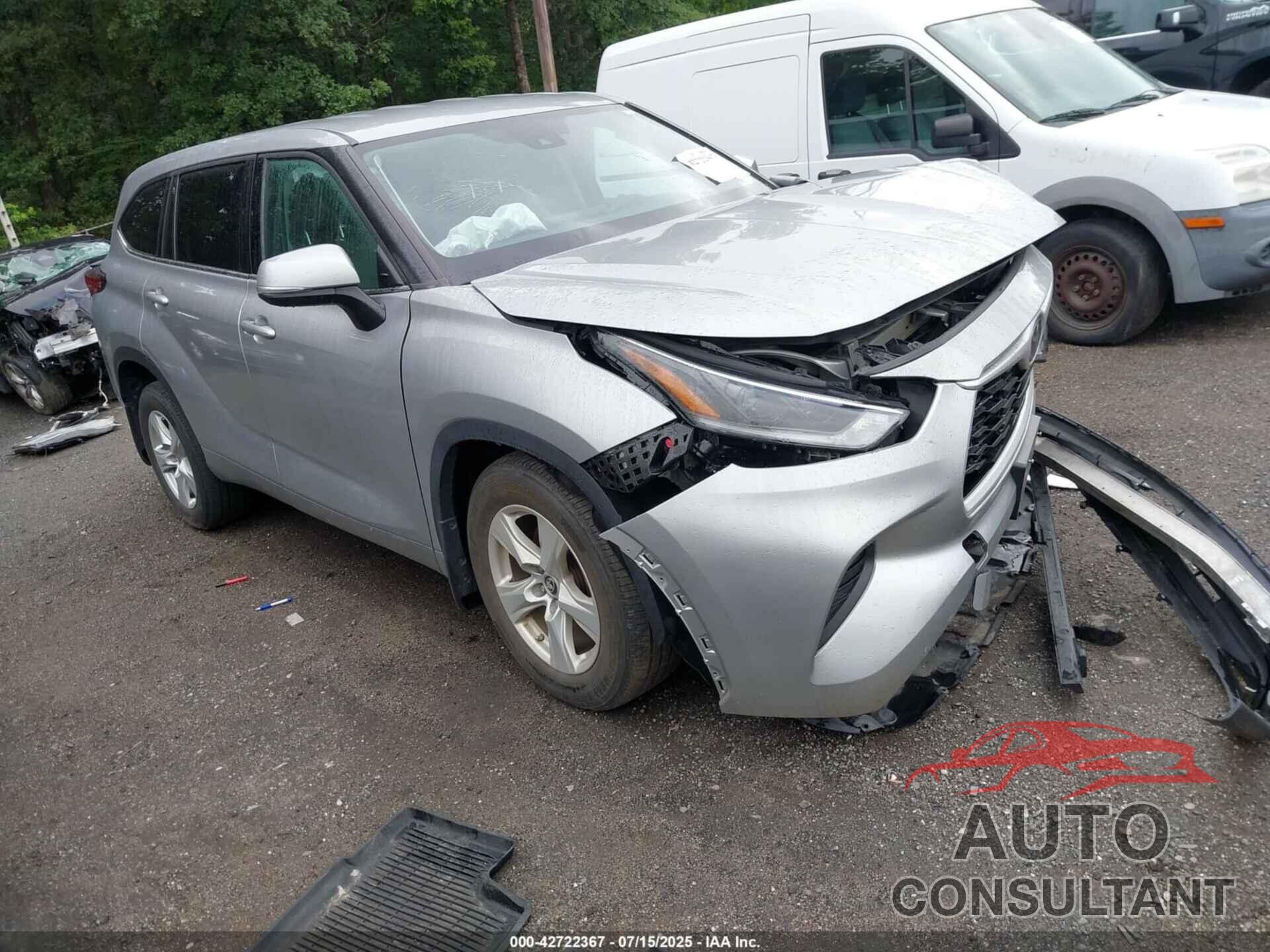 TOYOTA HIGHLANDER 2021 - 5TDCZRBH5MS559105