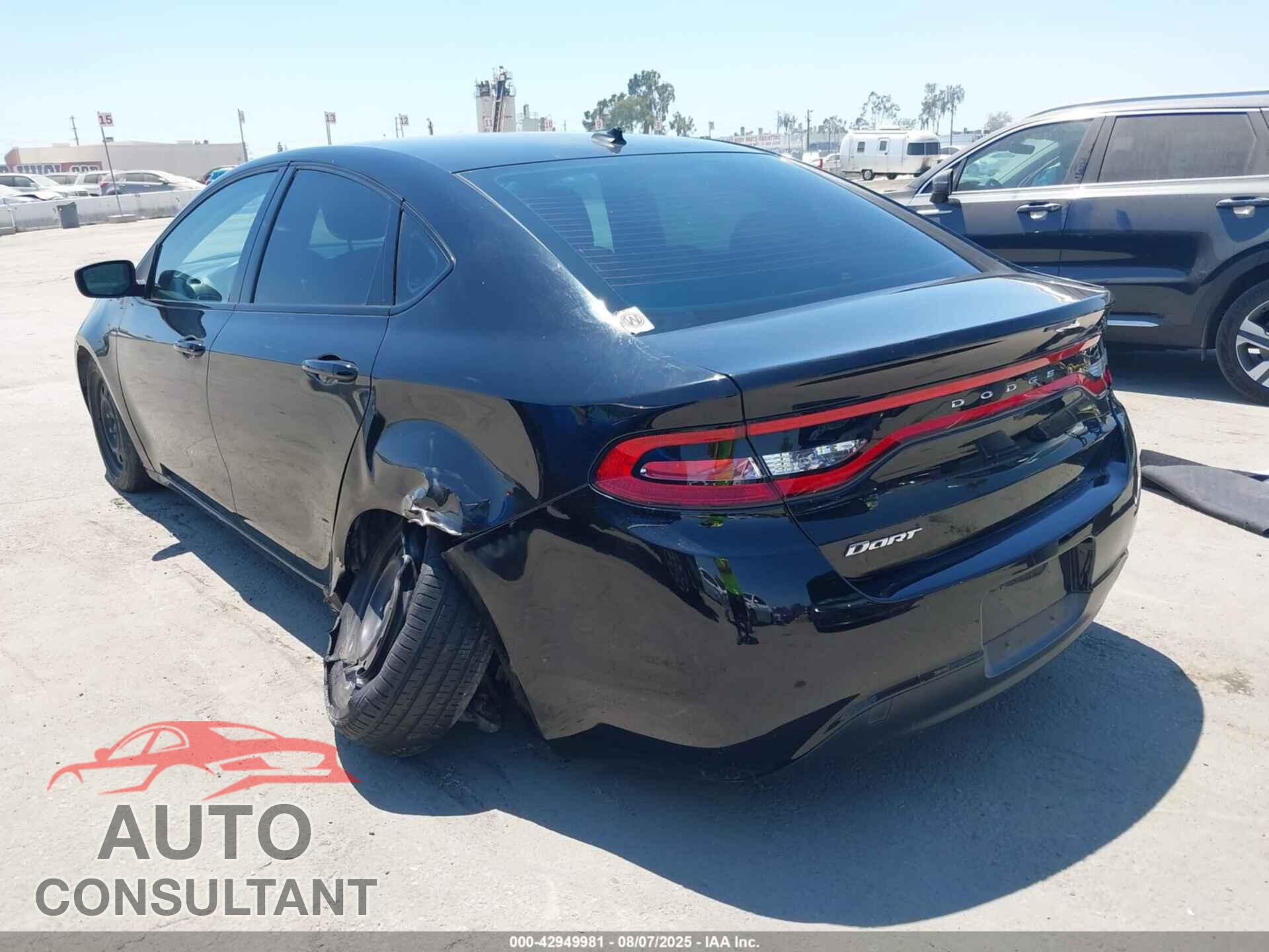 DODGE DART 2015 - 1C3CDFAA2FD415967