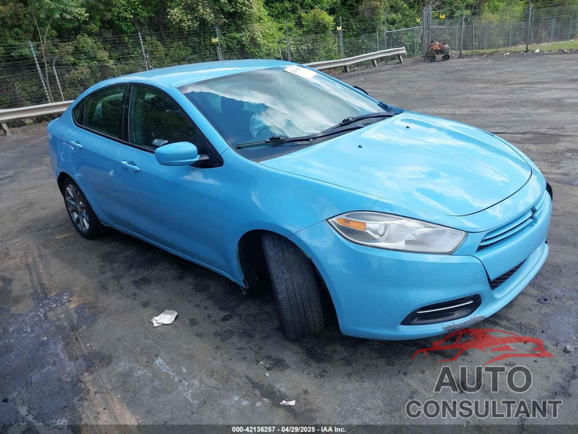 DODGE DART 2013 - 1C3CDFBA8DD171866