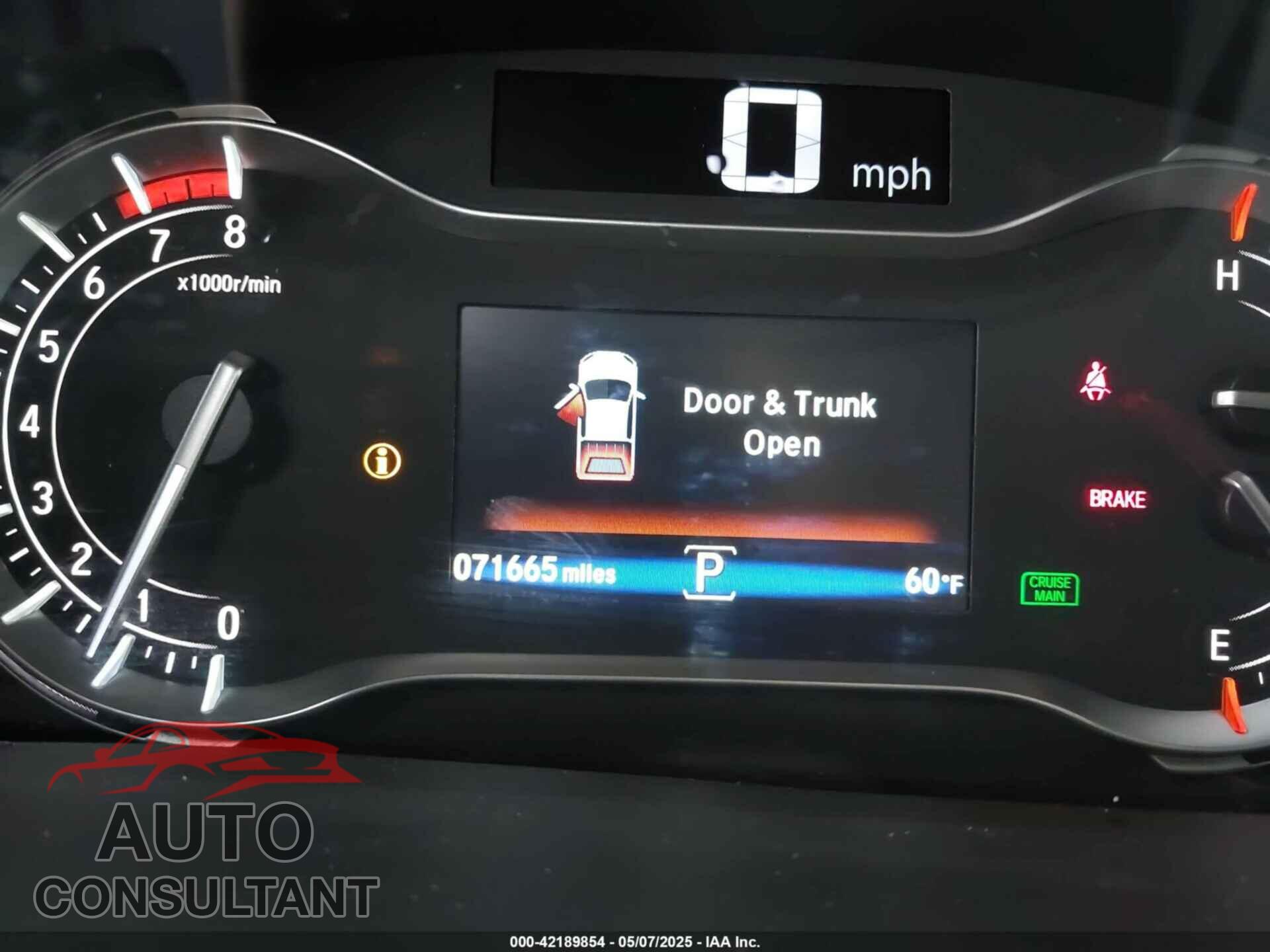 HONDA RIDGELINE 2019 - 5FPYK2F69KB004726