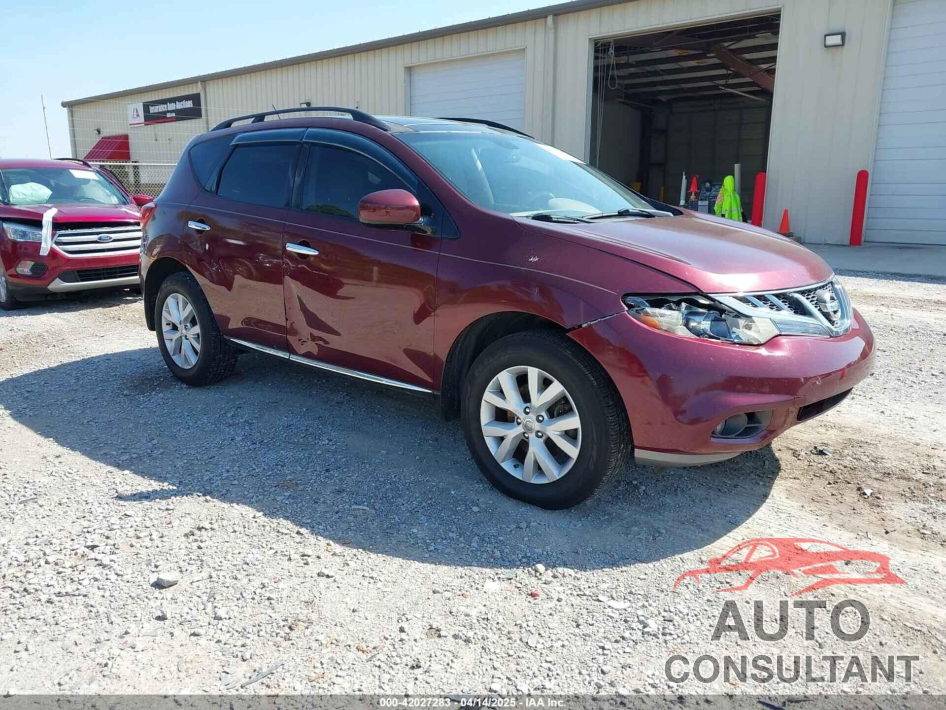 NISSAN MURANO 2011 - JN8AZ1MU4BW053107