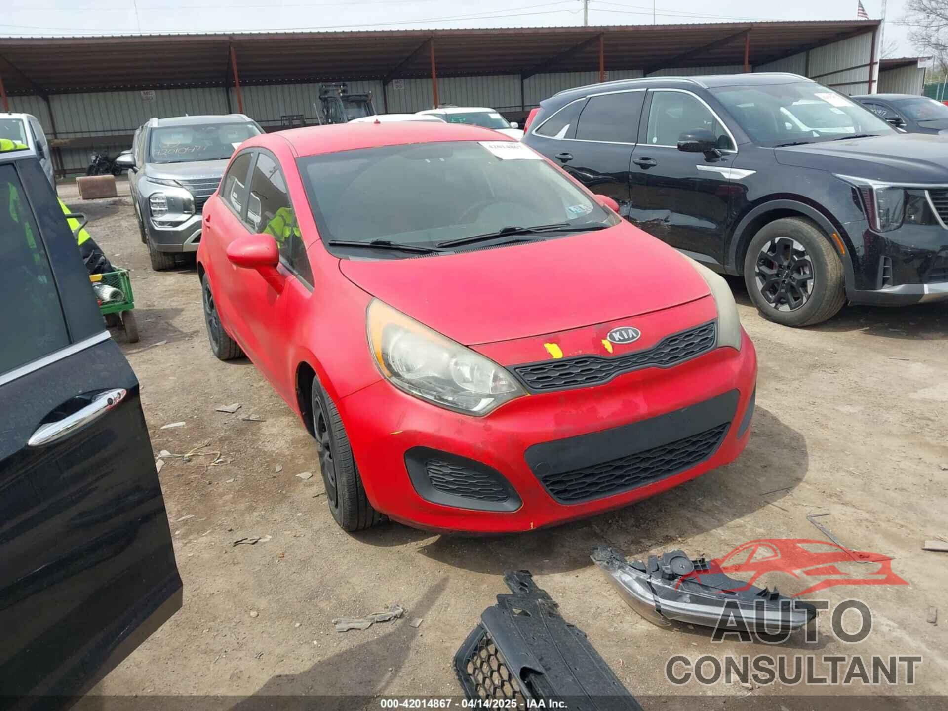KIA RIO 2013 - KNADM5A32D6126632