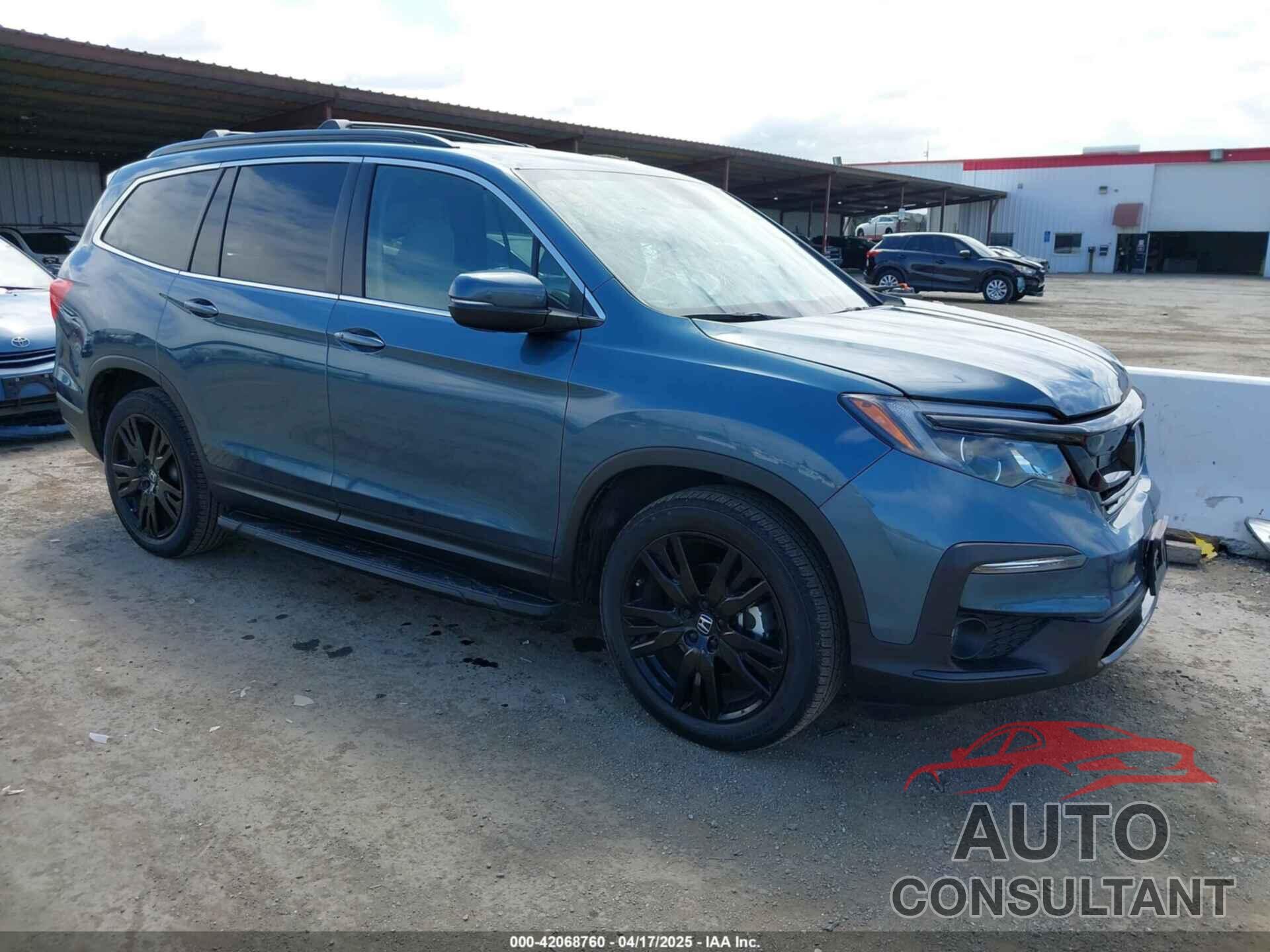 HONDA PILOT 2022 - 5FNYF6H26NB015556