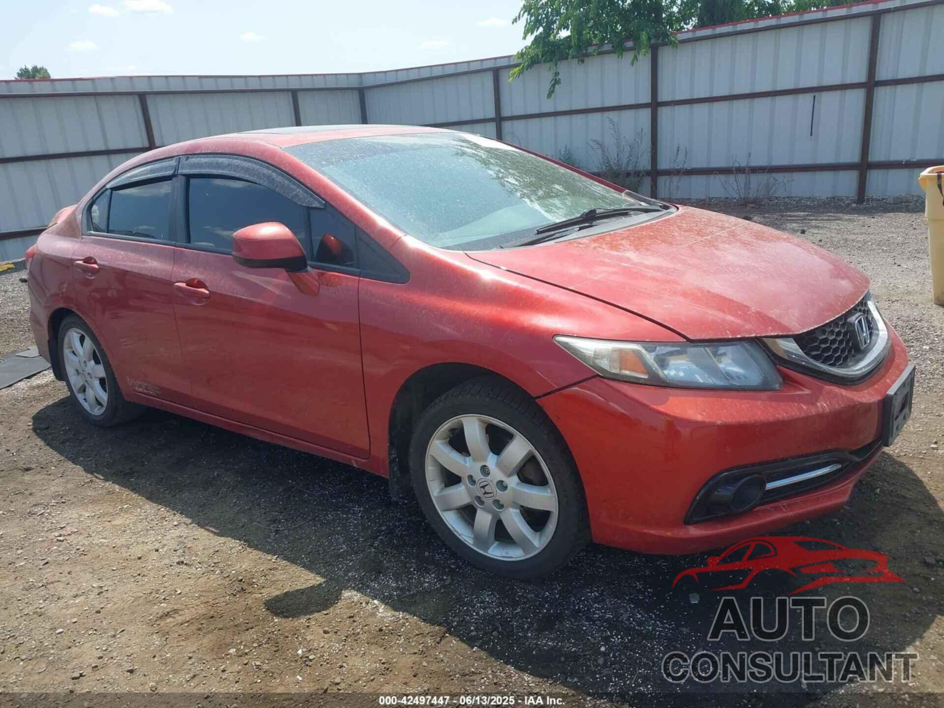 HONDA CIVIC 2013 - 2HGFB6E58DH701335