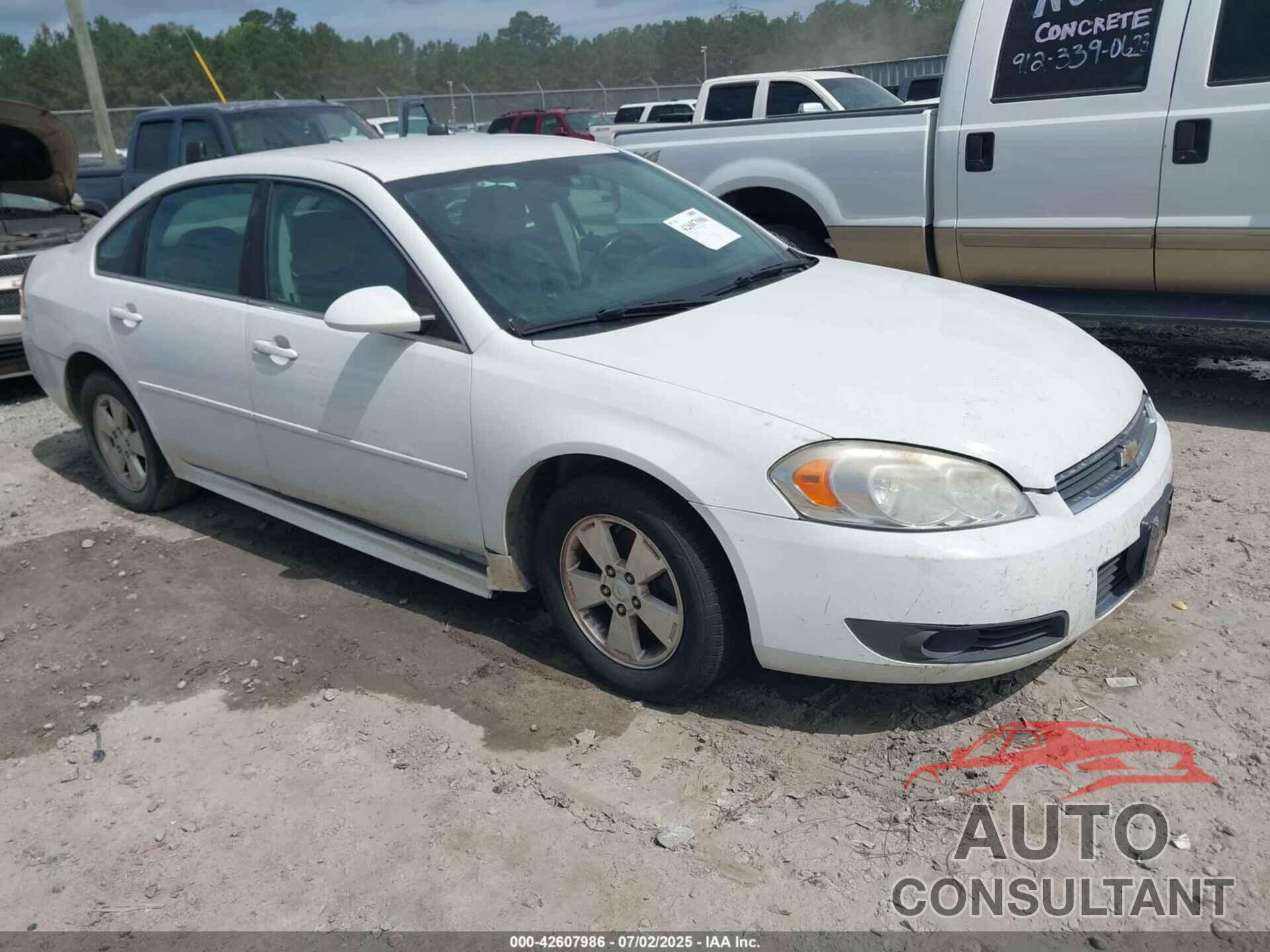 CHEVROLET IMPALA 2010 - 2G1WB5EK4A1209557