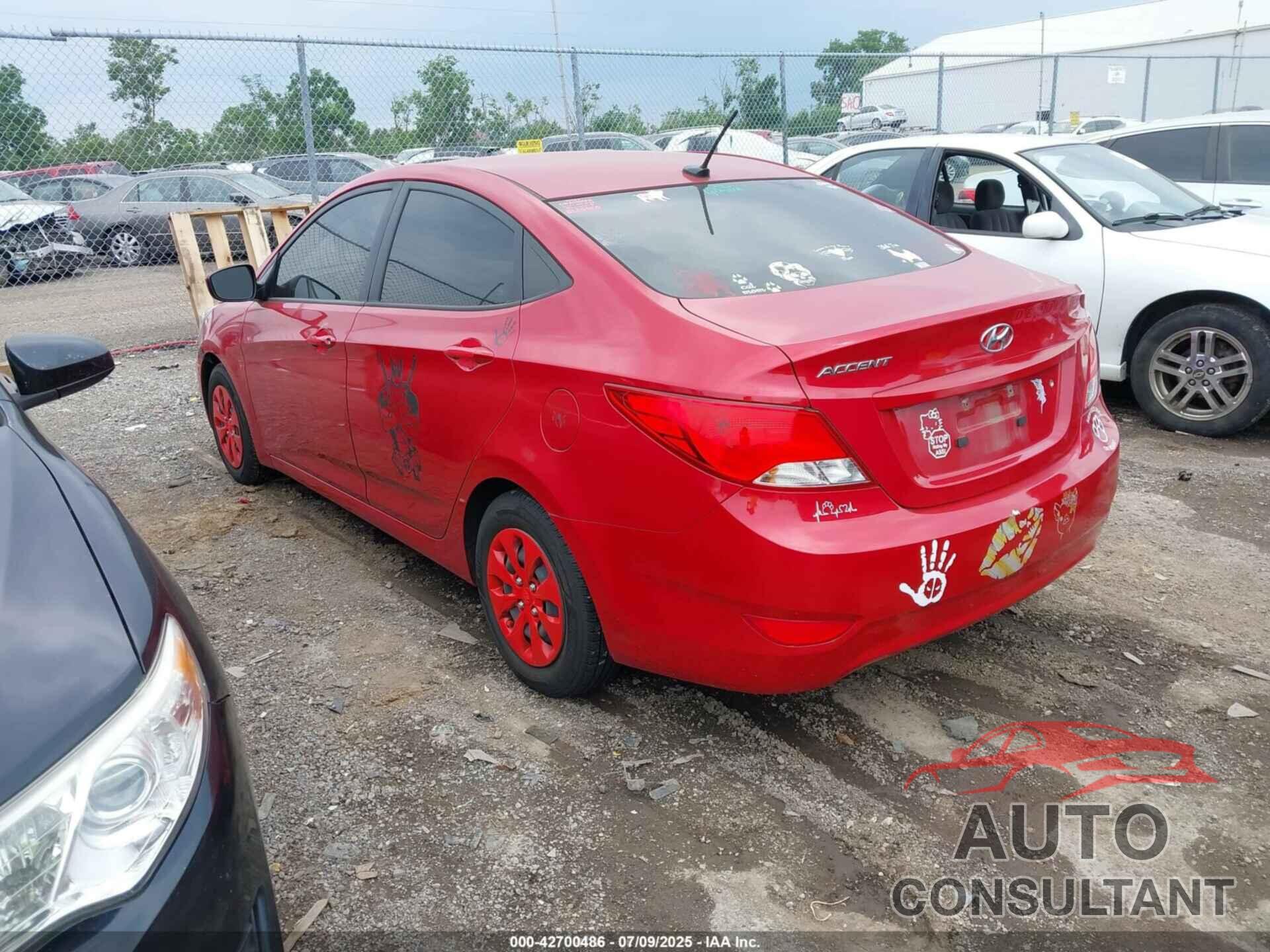 HYUNDAI ACCENT 2016 - KMHCT4AE7GU157352