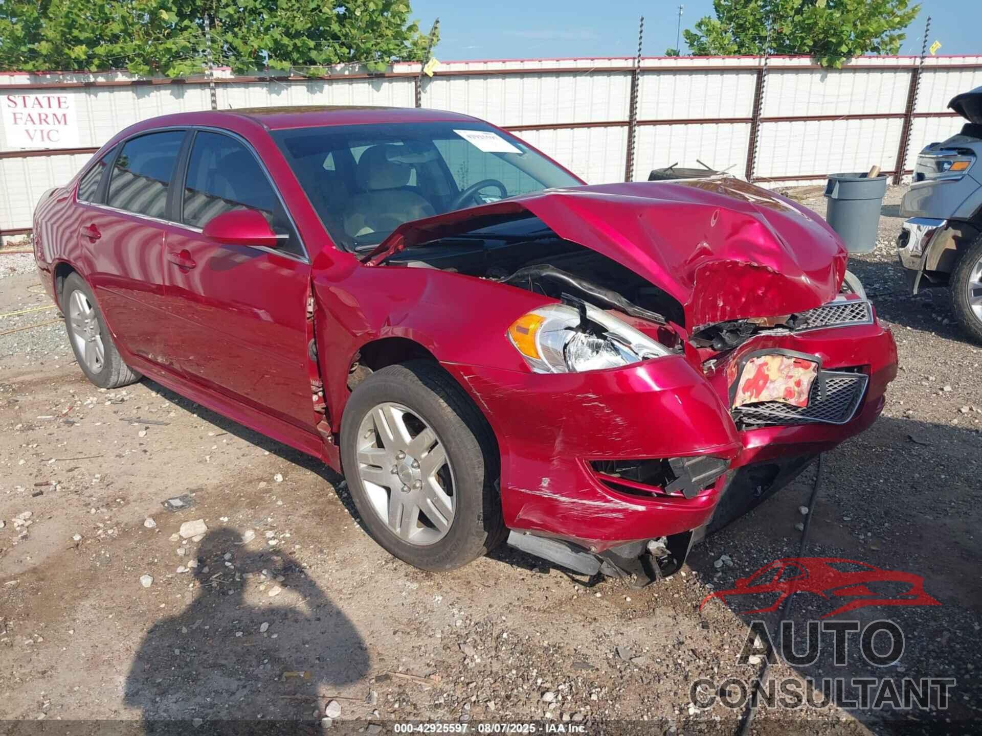 CHEVROLET IMPALA LIMITED 2015 - 2G1WB5E34F1167939