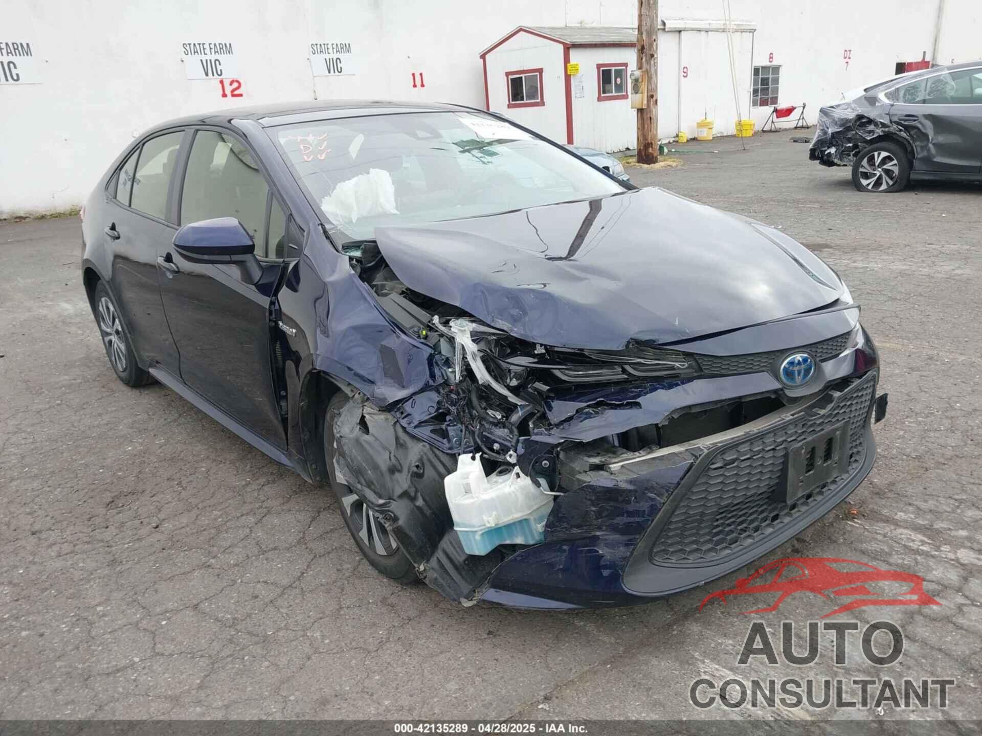 TOYOTA COROLLA 2021 - JTDEAMDE1MJ001447