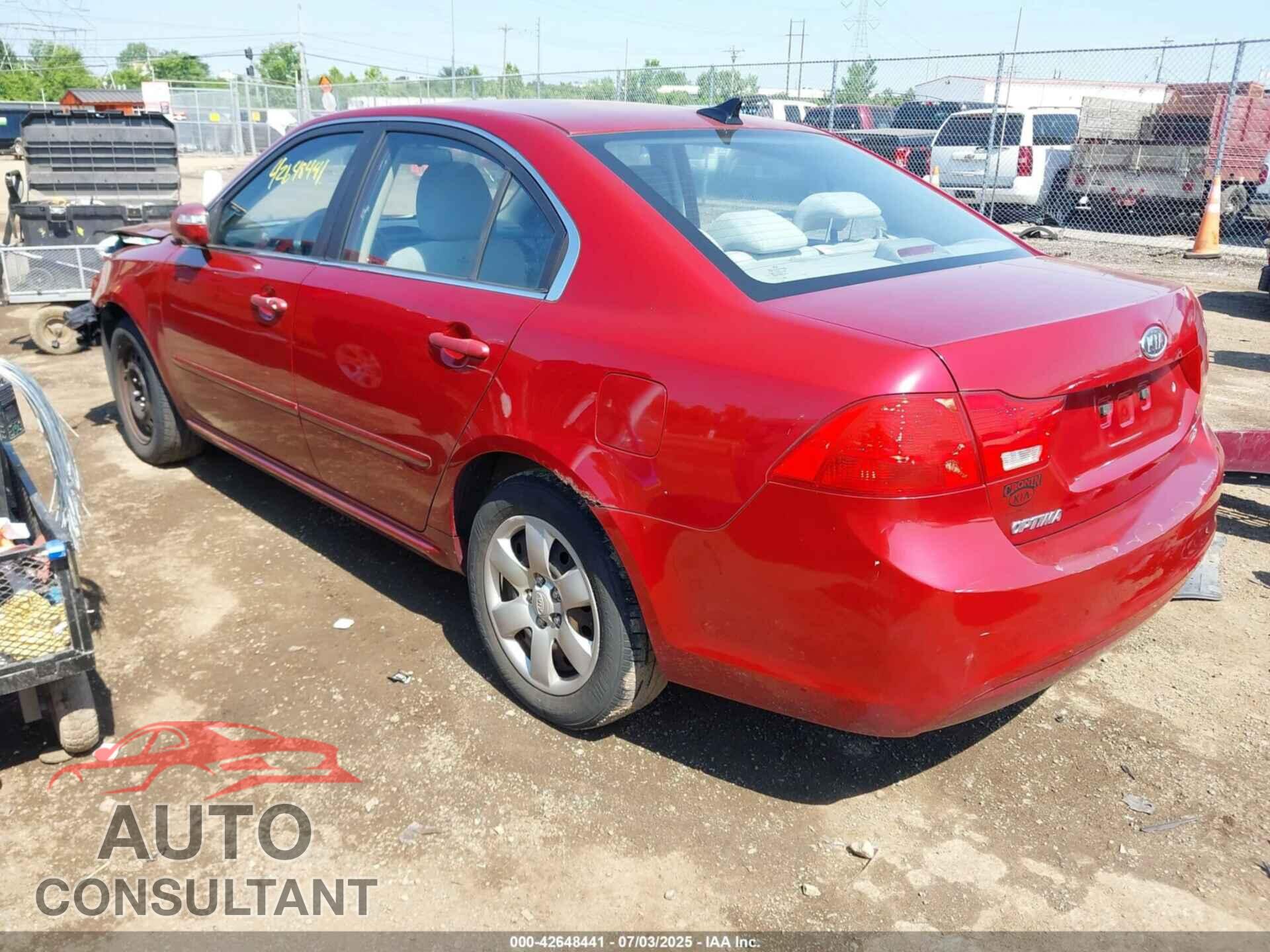 KIA OPTIMA 2009 - KNAGE228795366999