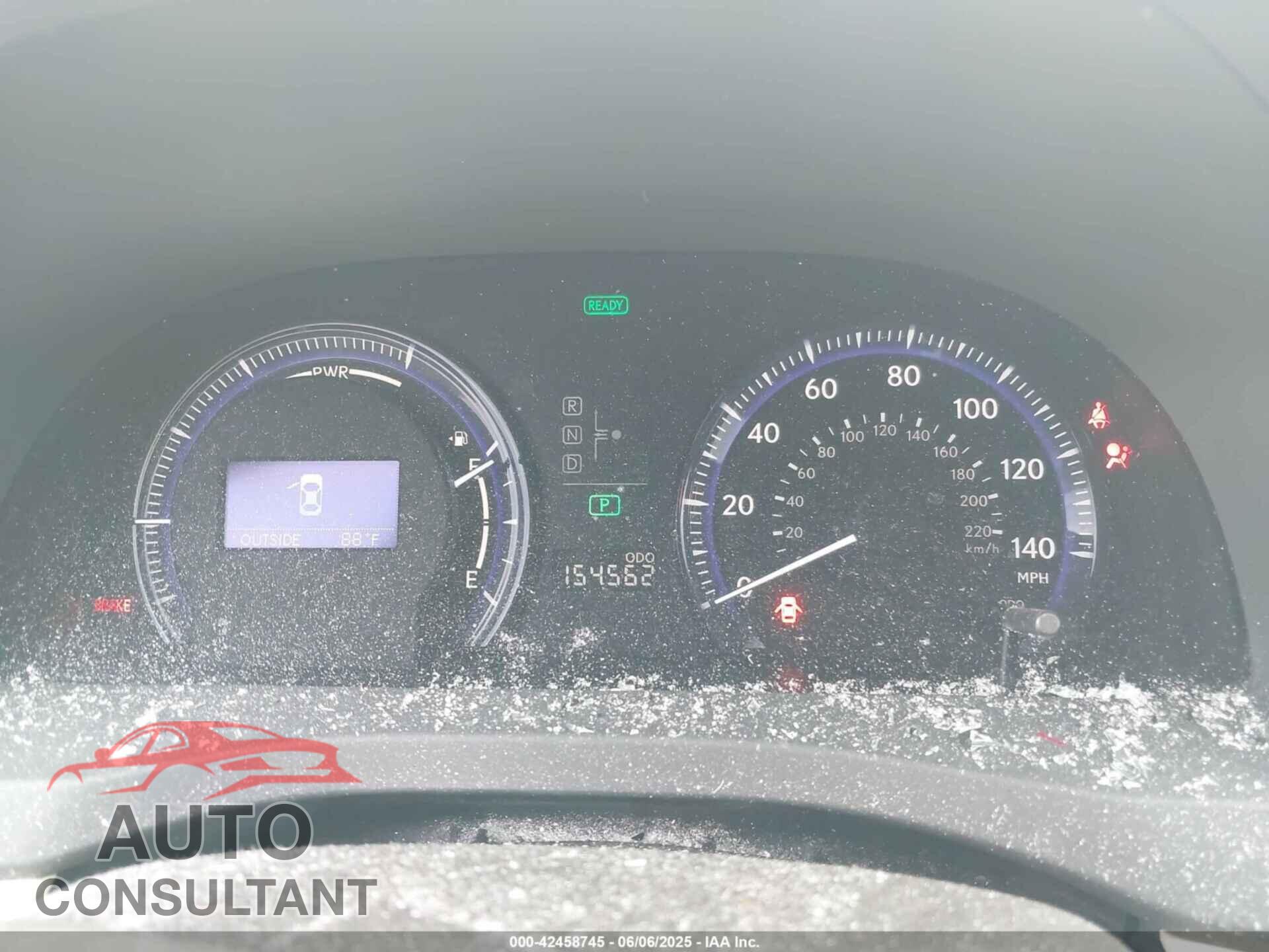 LEXUS HS 250H 2010 - JTHBB1BA3A2013893
