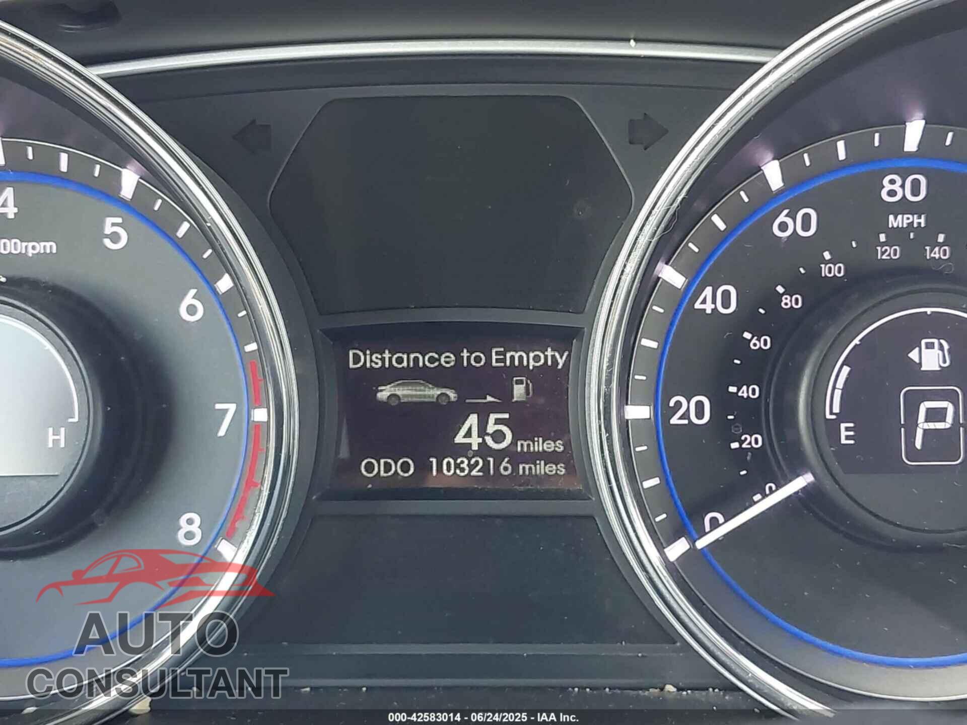 HYUNDAI SONATA 2013 - 5NPEC4AC4DH796645
