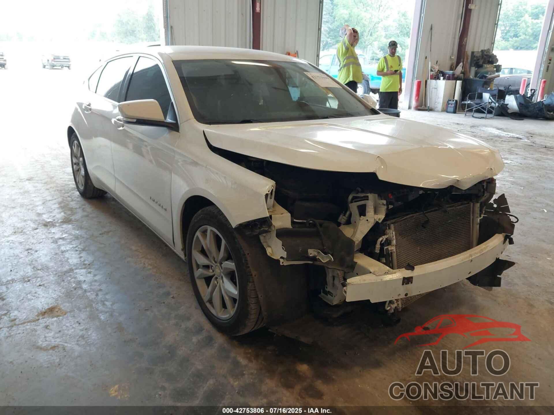 CHEVROLET IMPALA 2016 - 2G1115S30G9157672