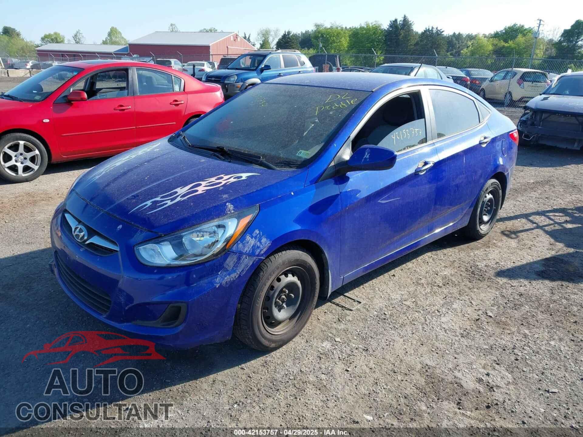 HYUNDAI ACCENT 2012 - KMHCT4AE5CU207207