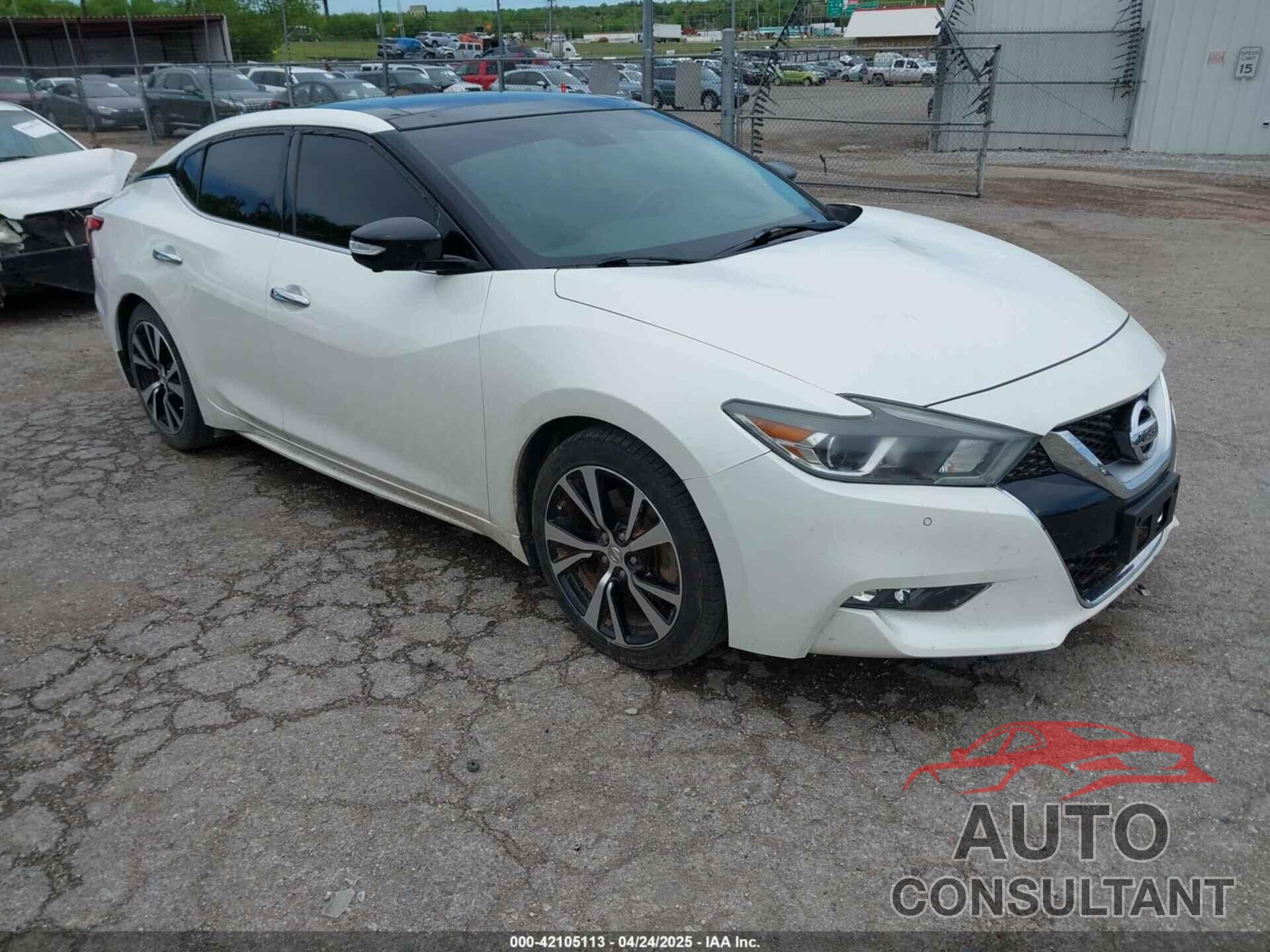 NISSAN MAXIMA 2017 - 1N4AA6AP4HC448967