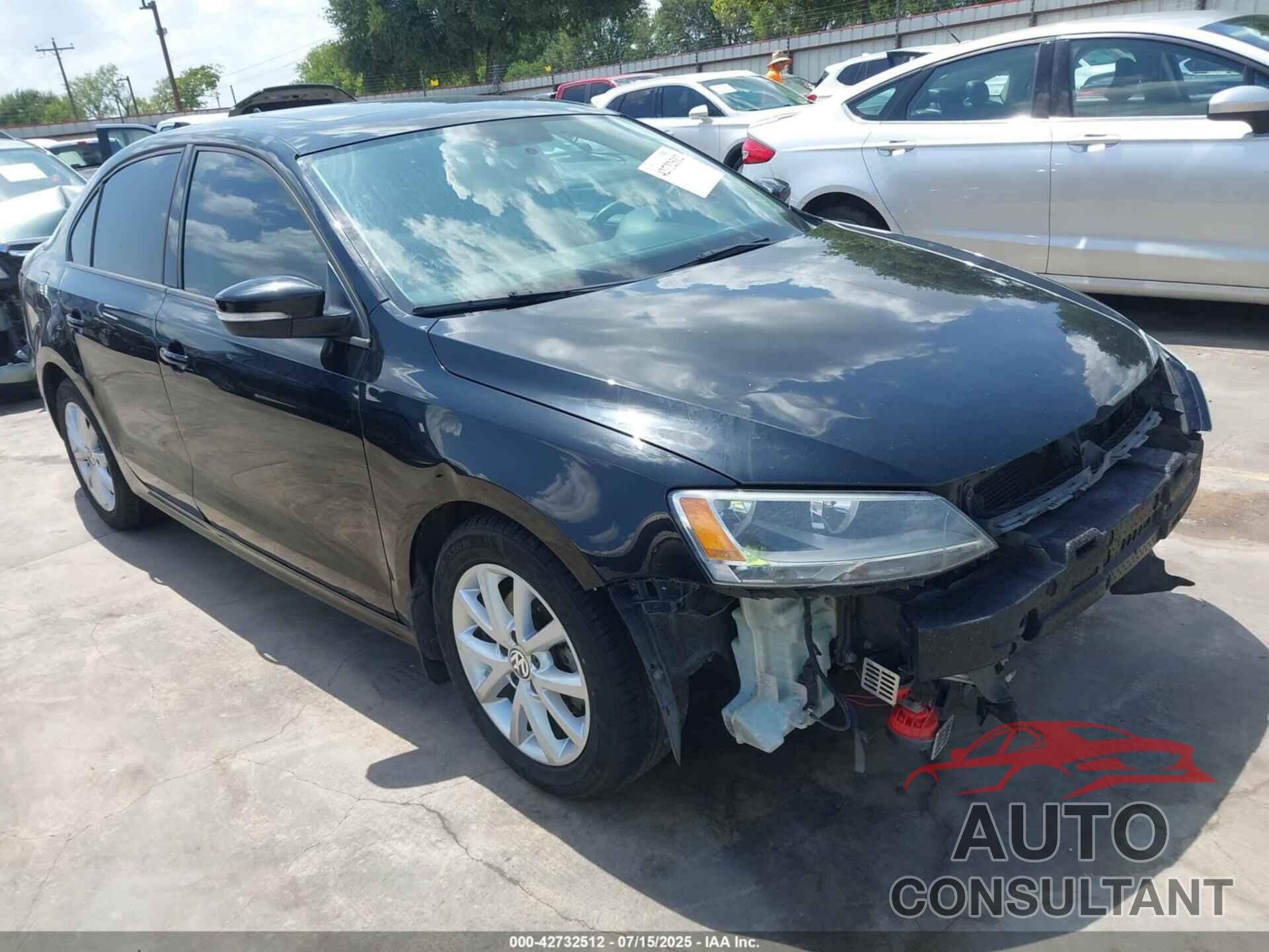 VOLKSWAGEN JETTA 2012 - 3VWDP7AJ6CM391733