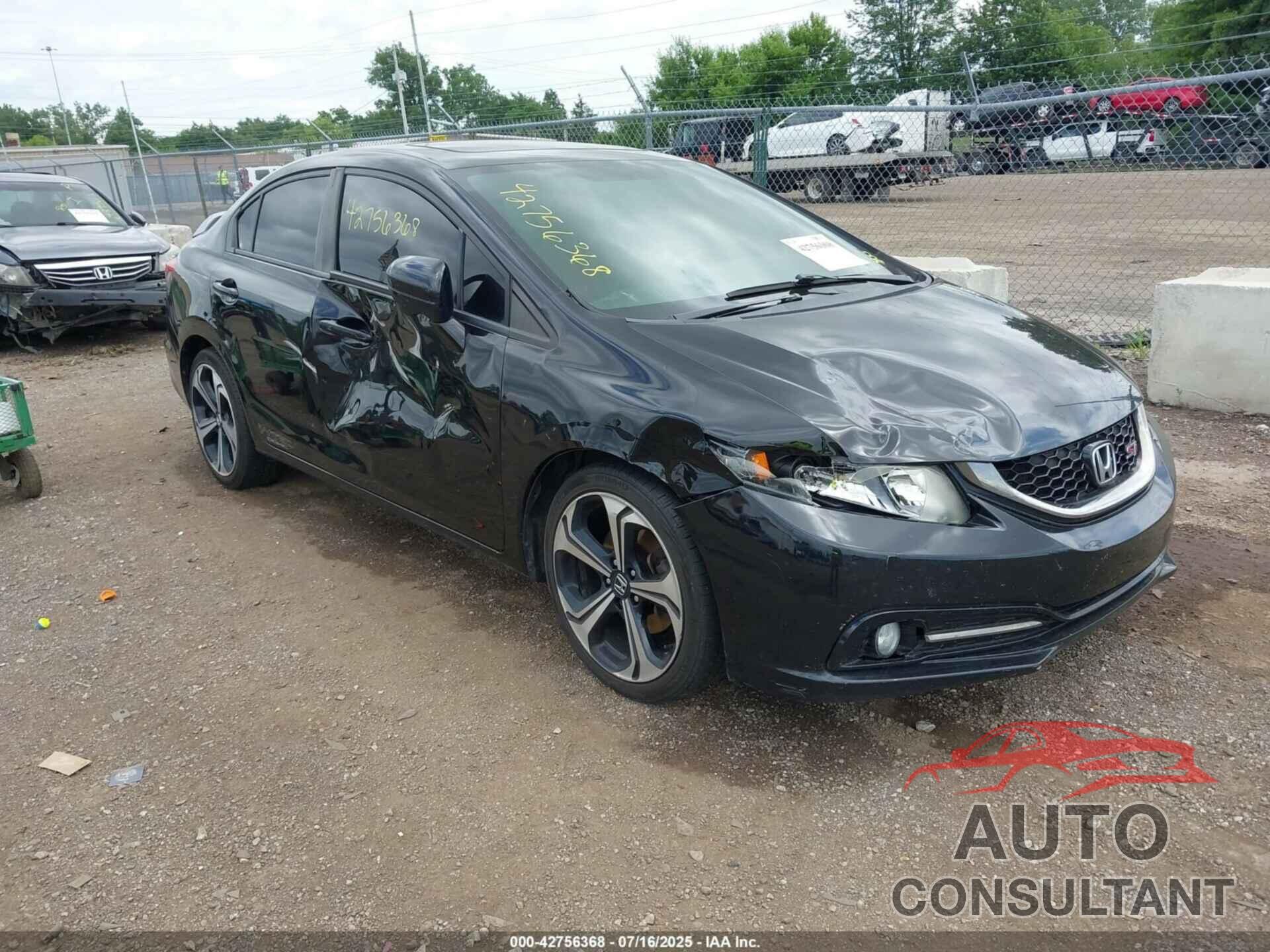 HONDA CIVIC 2014 - 2HGFB6E53EH704452