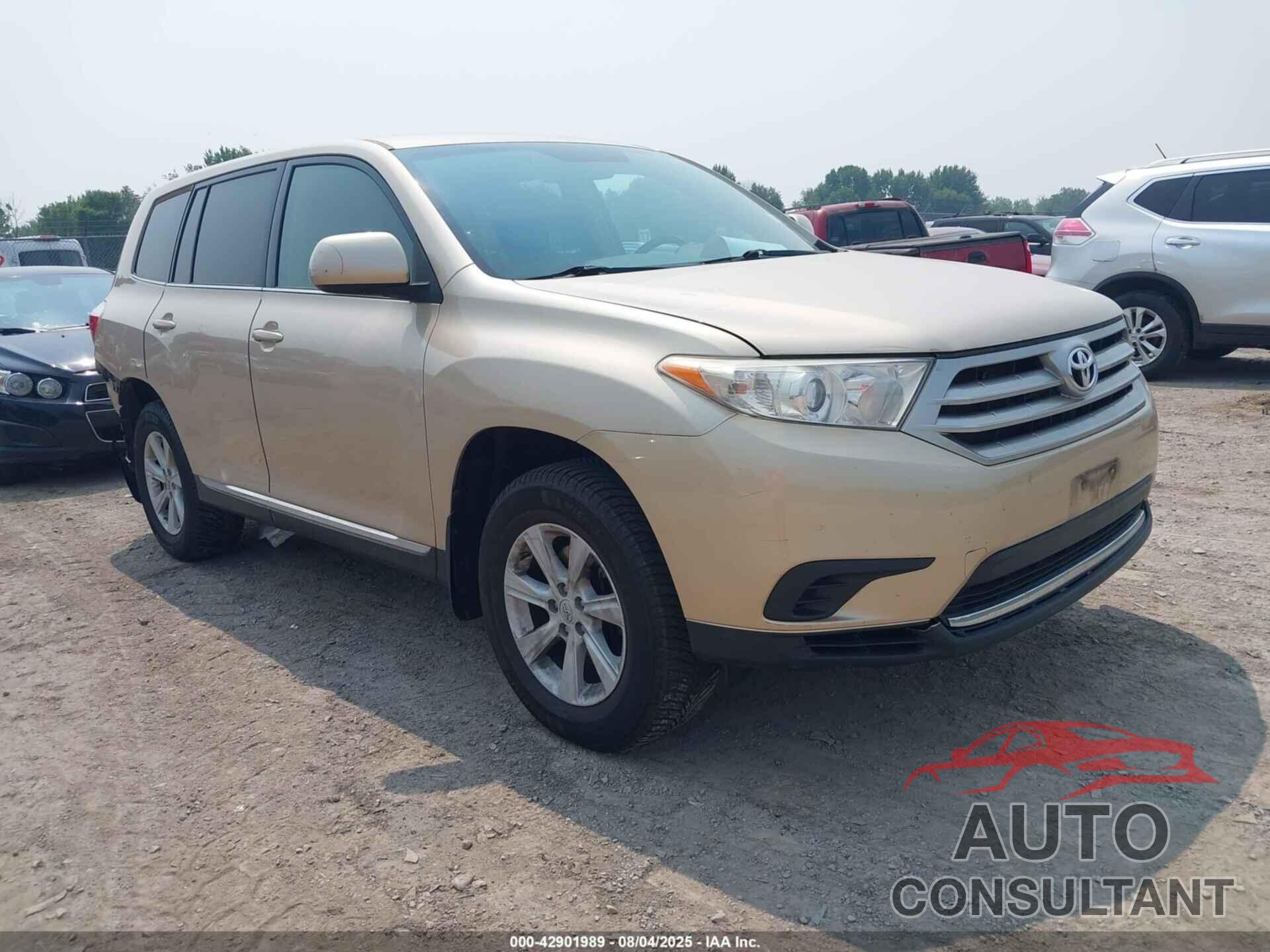 TOYOTA HIGHLANDER 2013 - 5TDZK3EH1DS128414