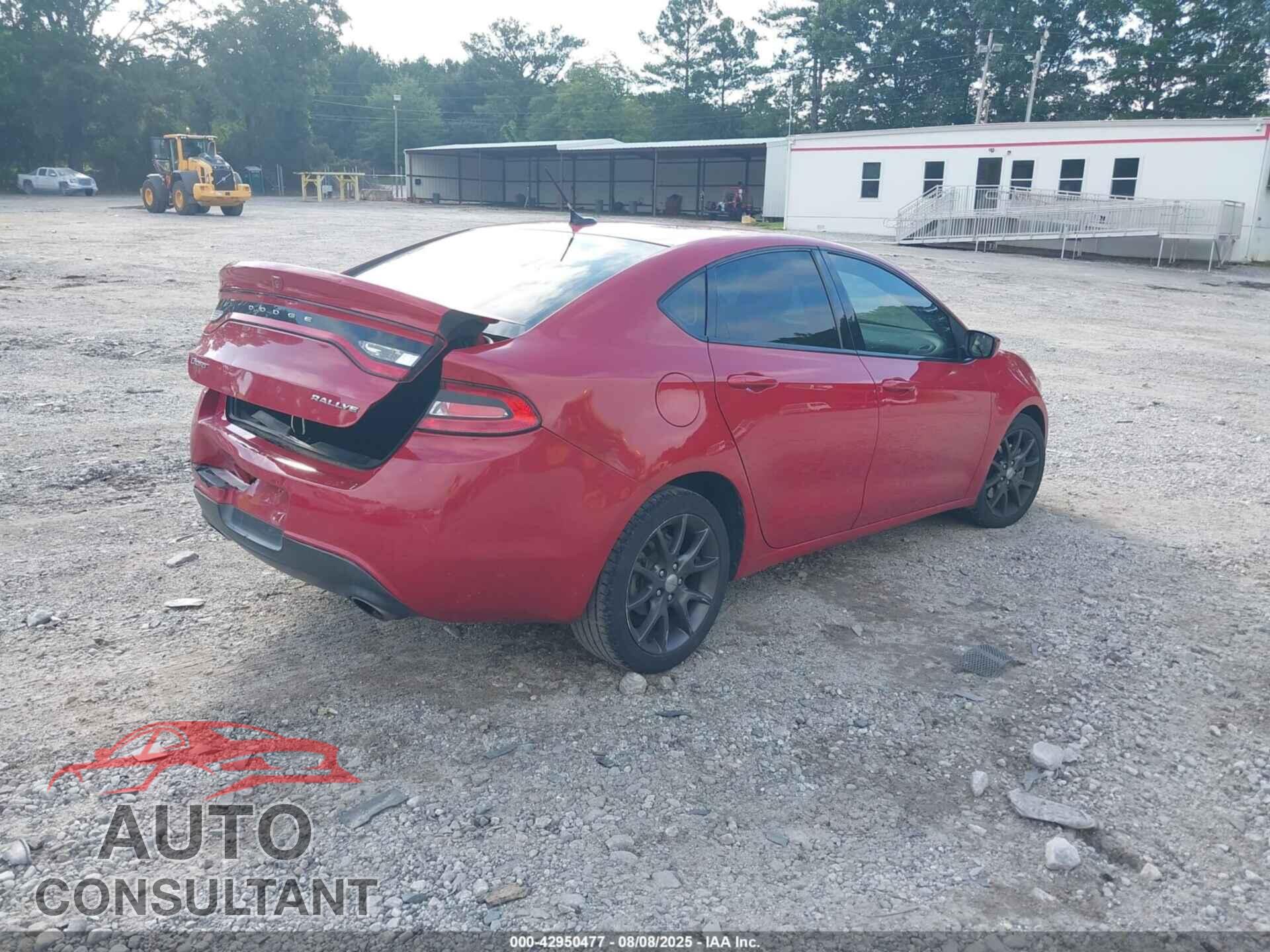 DODGE DART 2016 - 1C3CDFBB7GD564707