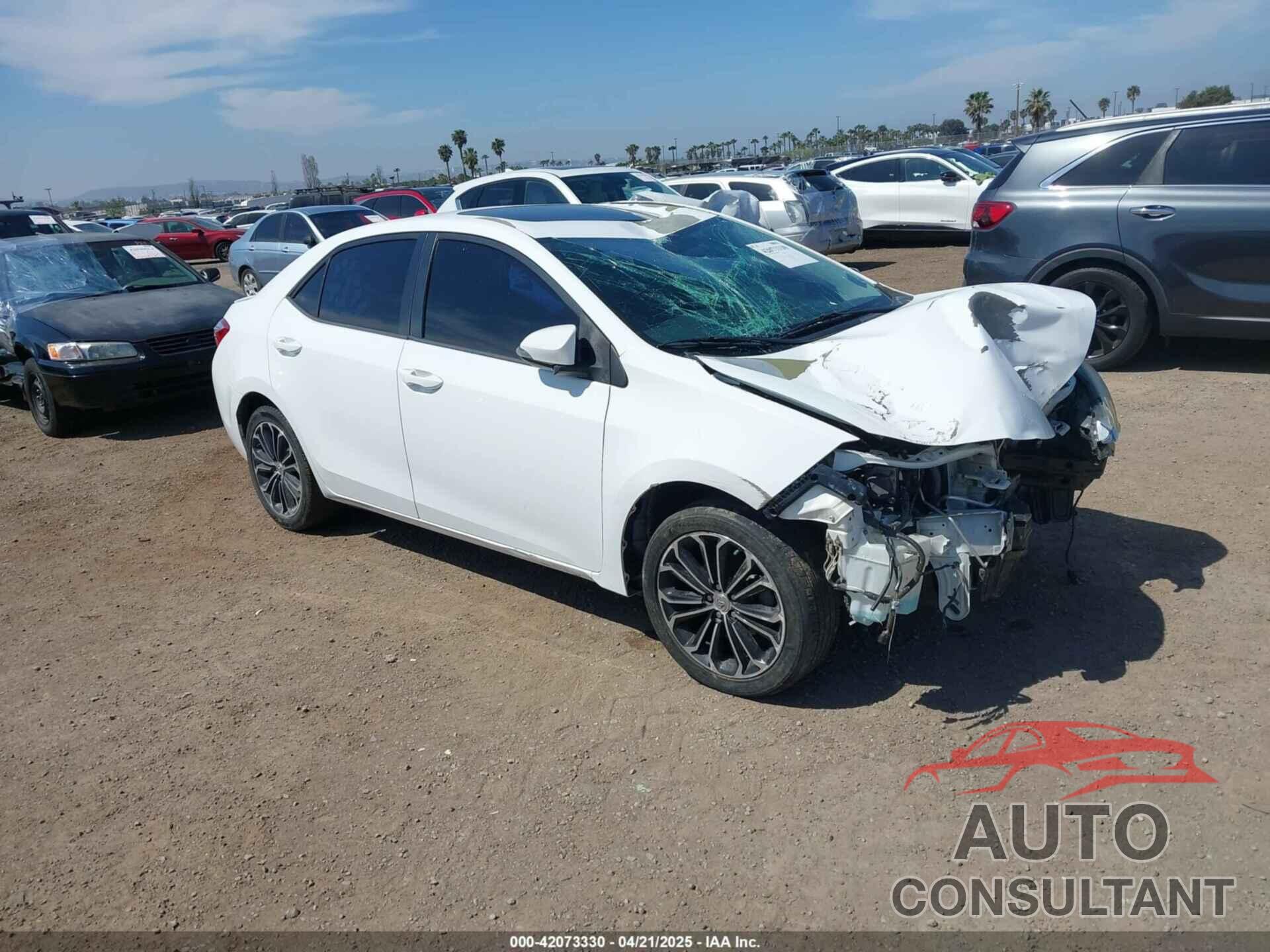 TOYOTA COROLLA 2014 - 5YFBURHE7EP049355
