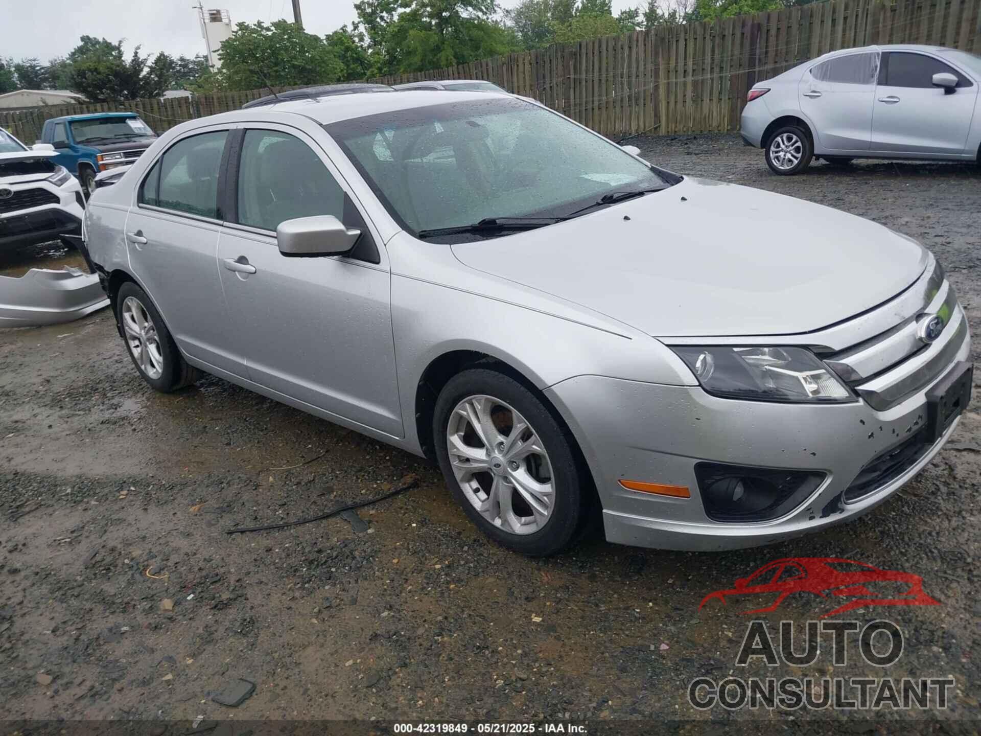 FORD FUSION 2012 - 3FAHP0HA1CR221807
