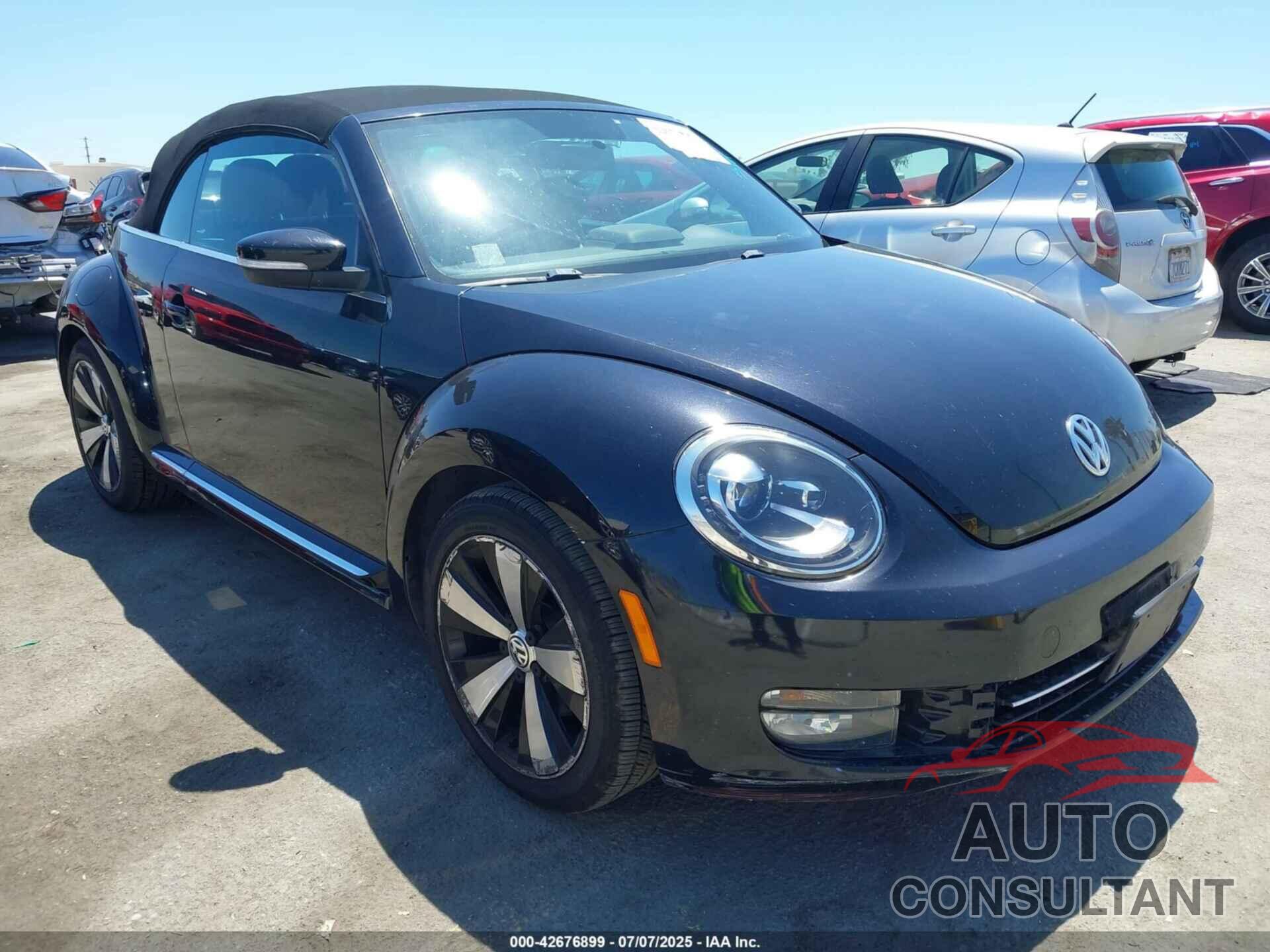 VOLKSWAGEN BEETLE 2013 - 3VW7A7AT4DM811815