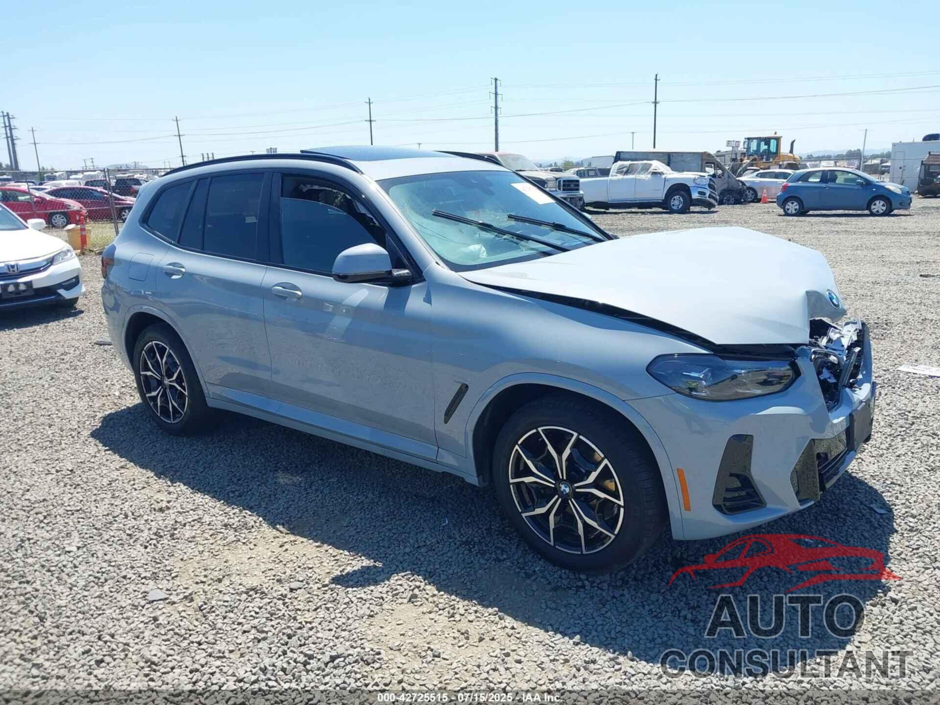 BMW X3 2022 - 5UX53DP03N9J24629
