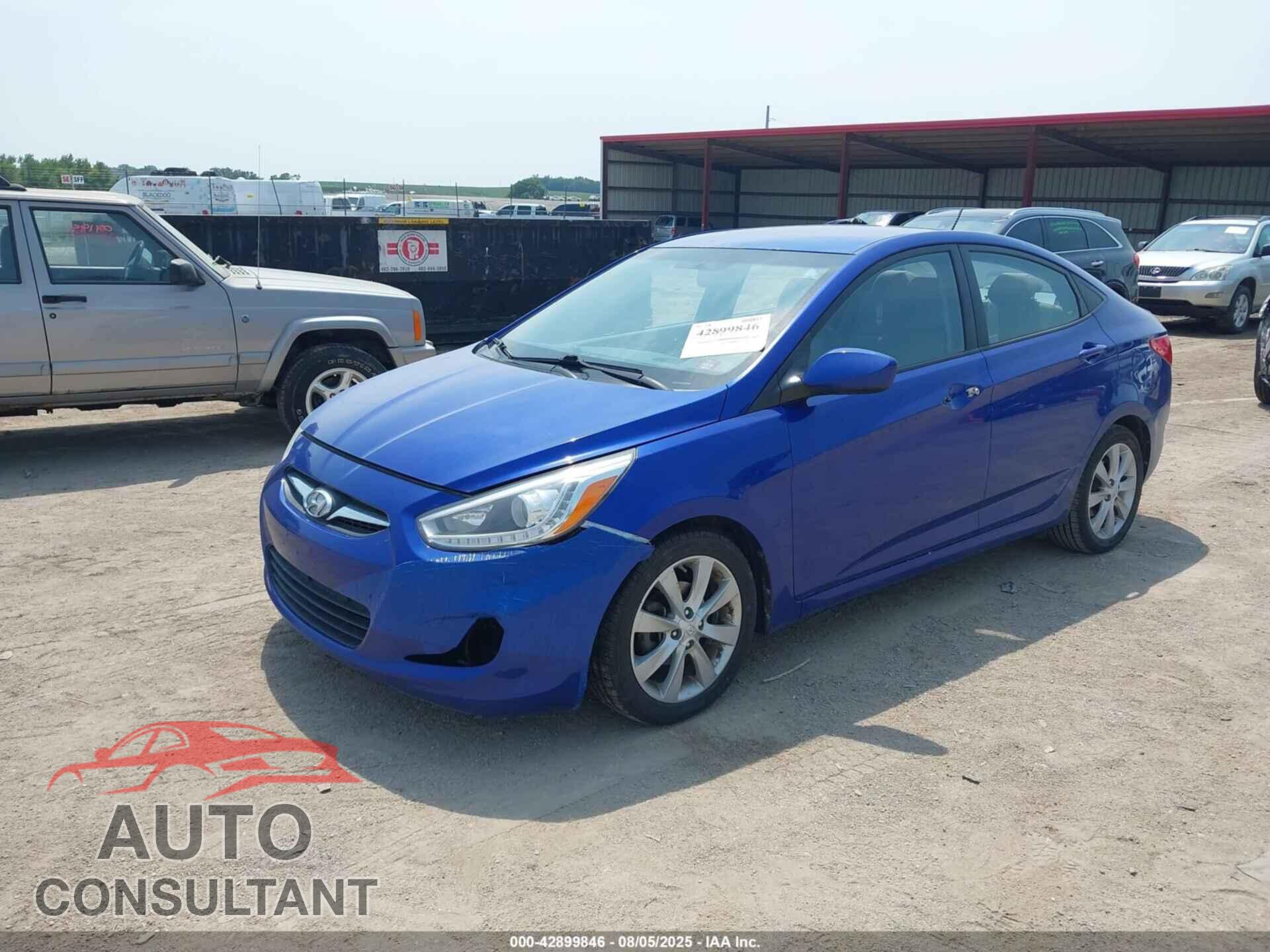 HYUNDAI ACCENT 2014 - KMHCU4AE3EU649614