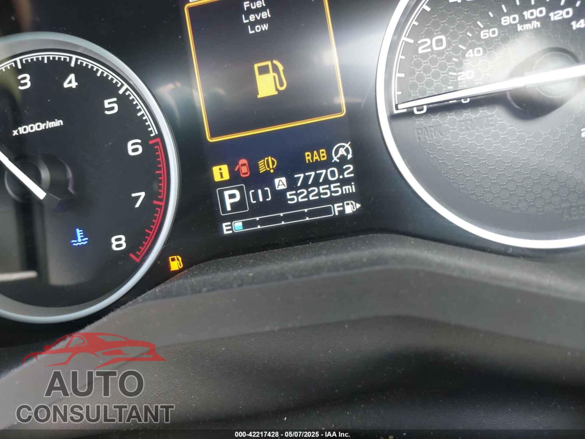 SUBARU FORESTER 2019 - JF2SKAUC8KH455293