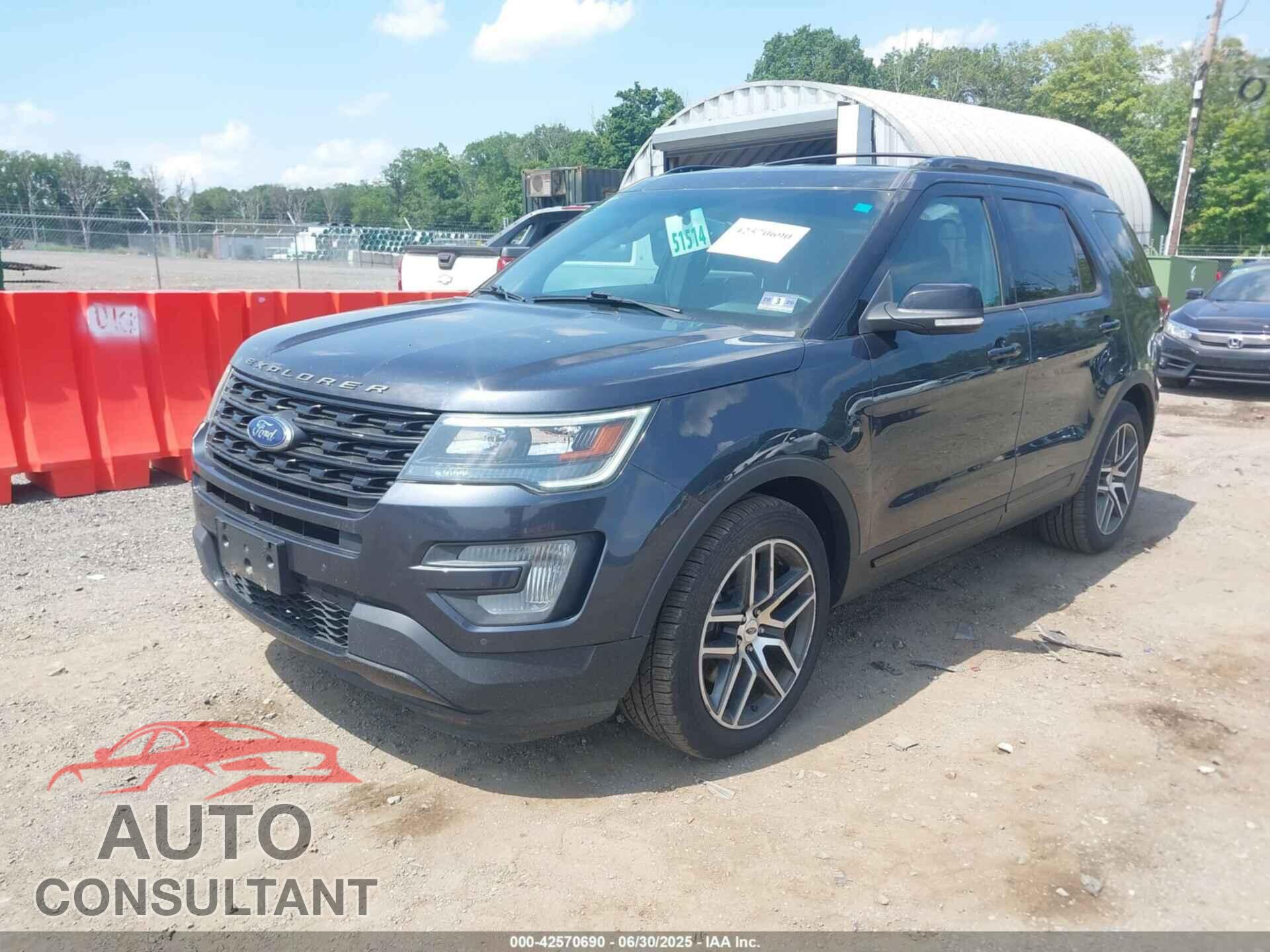 FORD EXPLORER 2017 - 1FM5K8GT7HGB75715