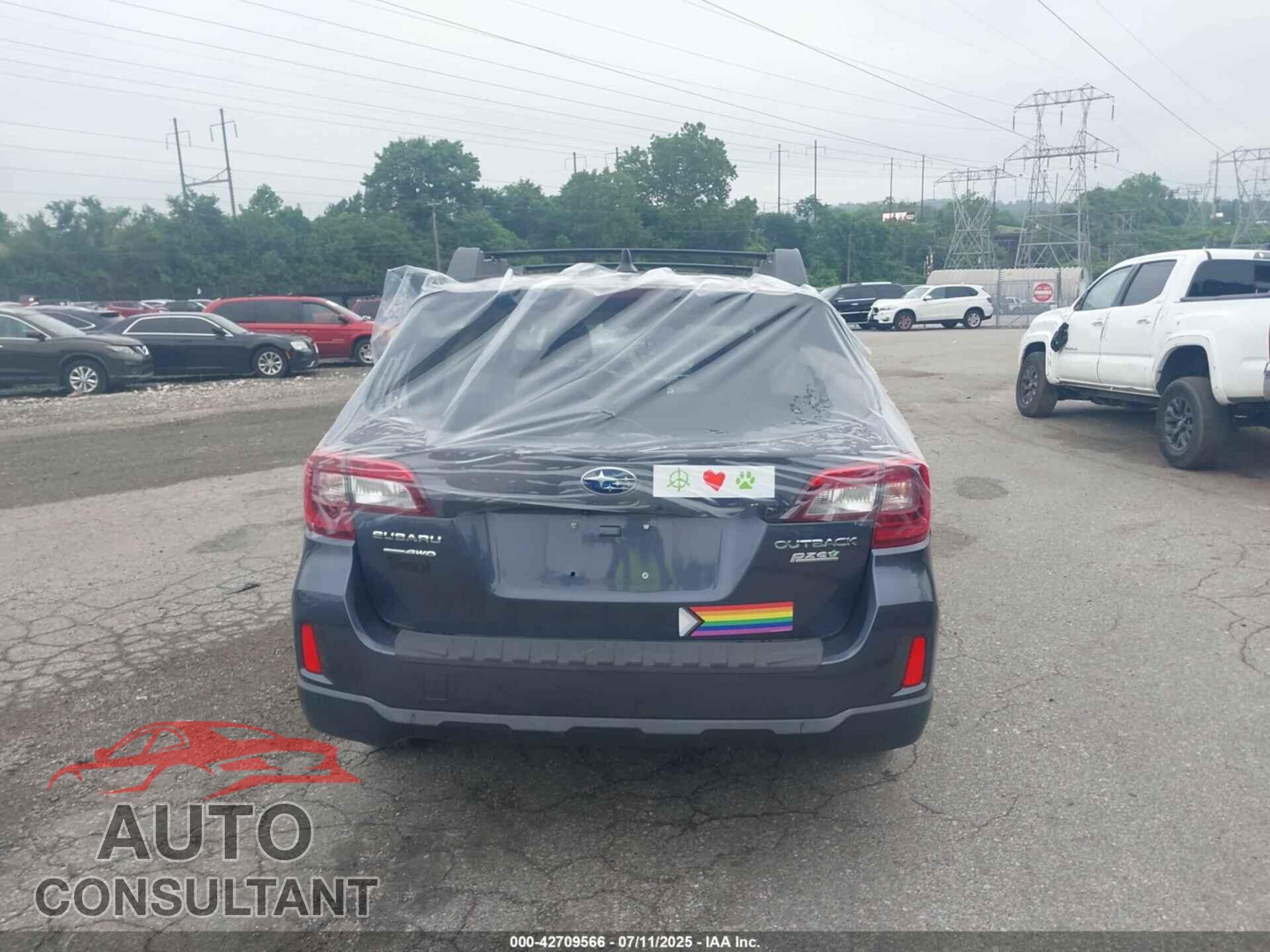 SUBARU OUTBACK 2017 - 4S4BSAHC4H3340135