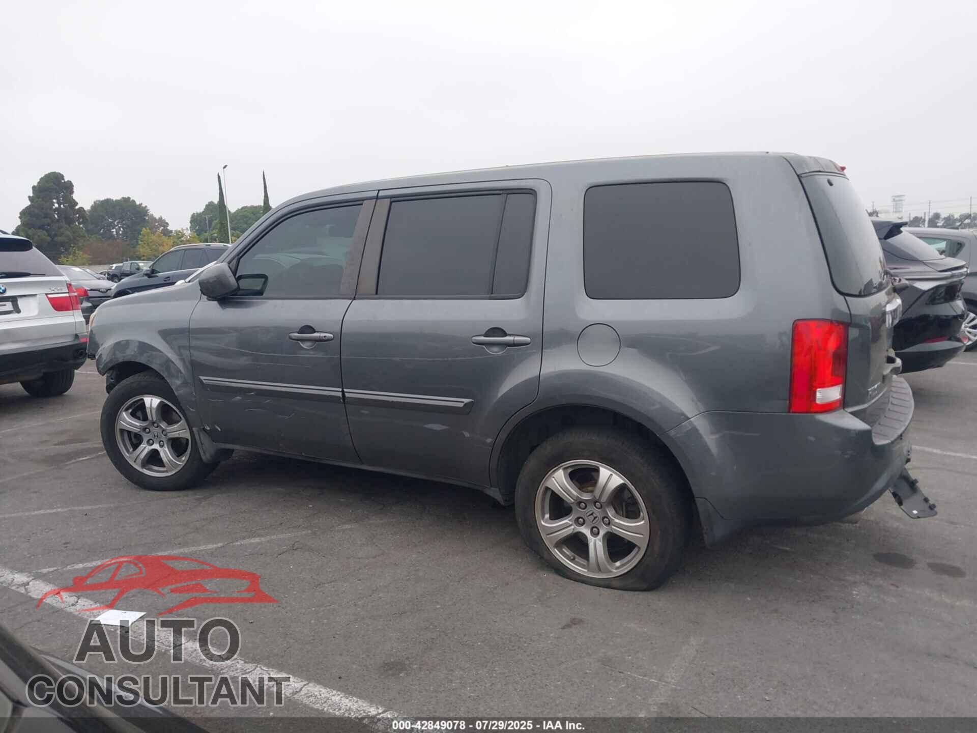 HONDA PILOT 2012 - 5FNYF3H74CB025705