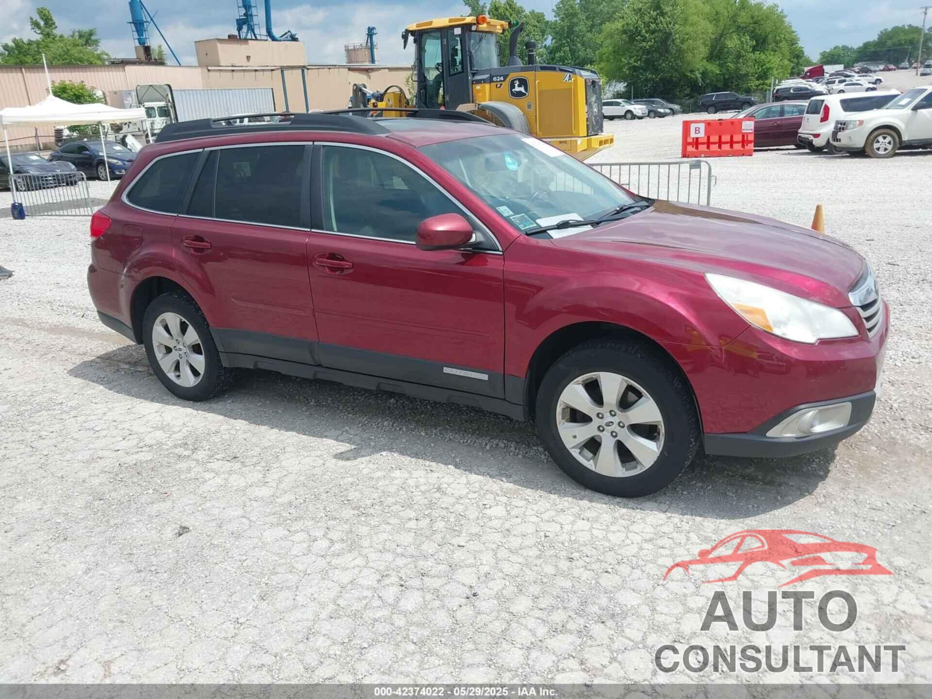 SUBARU OUTBACK 2012 - 4S4BRCLC0C3249595