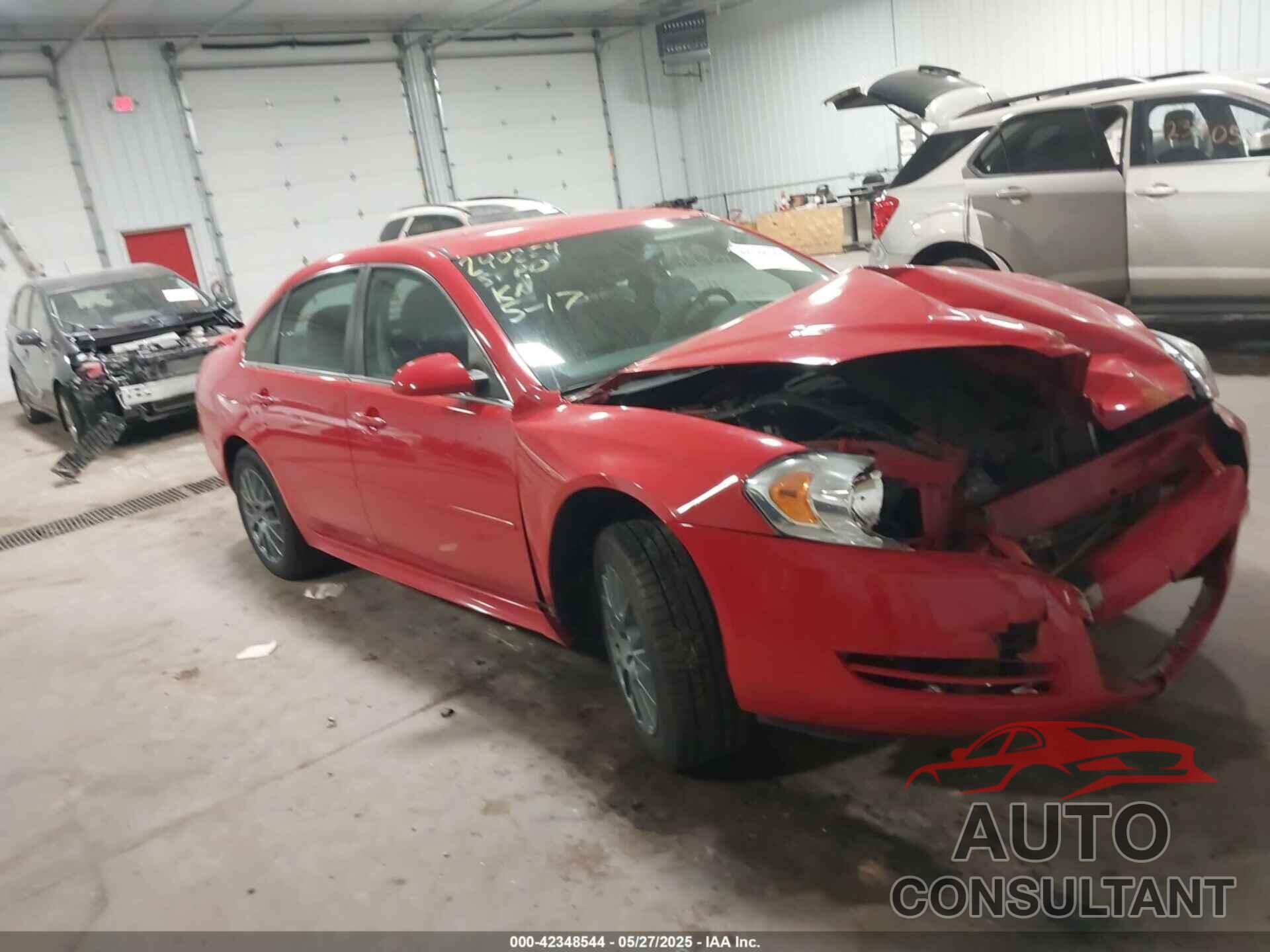 CHEVROLET IMPALA 2012 - 2G1WB5E35C1181585
