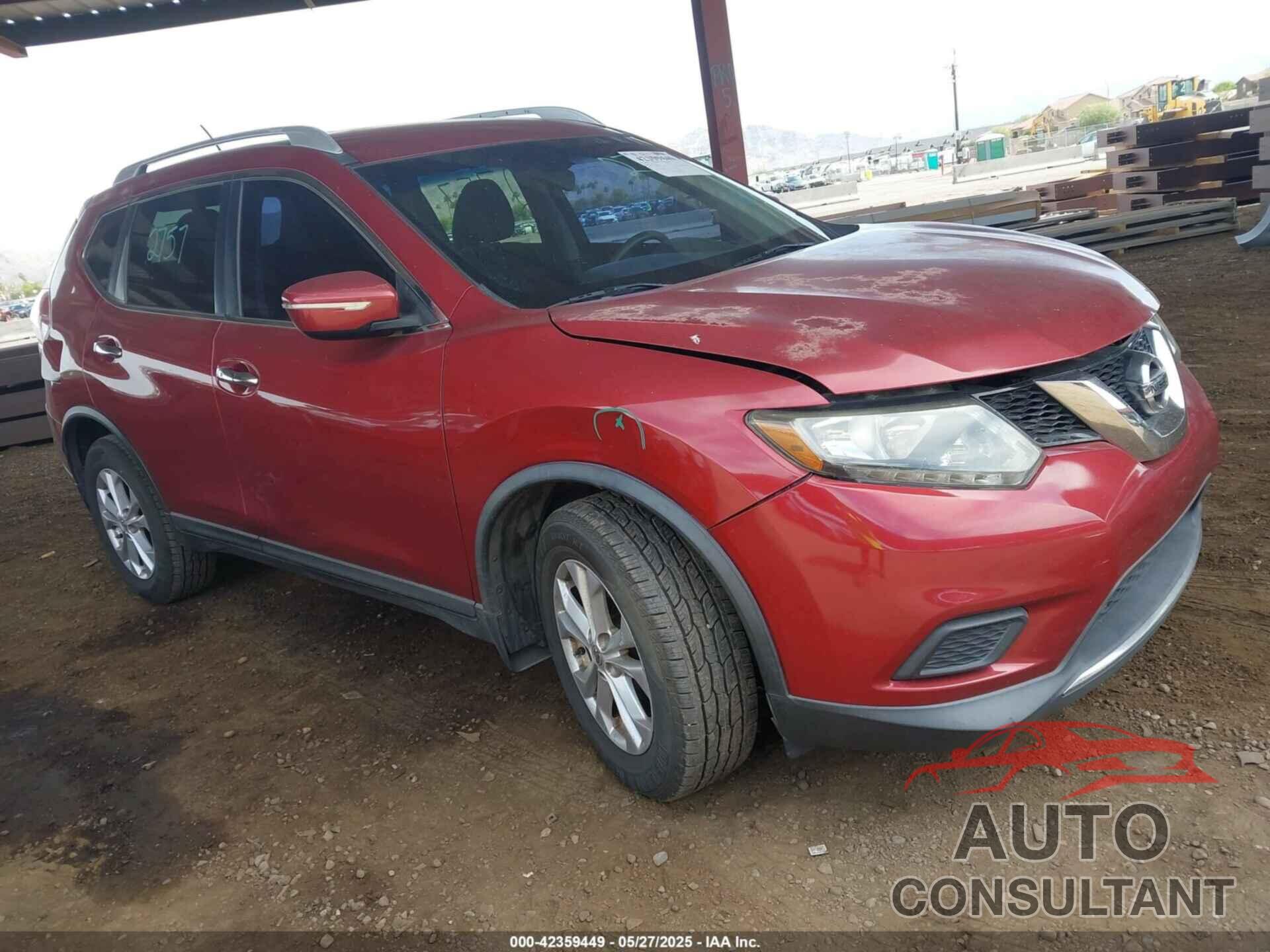 NISSAN ROGUE 2015 - KNMAT2MT5FP562312