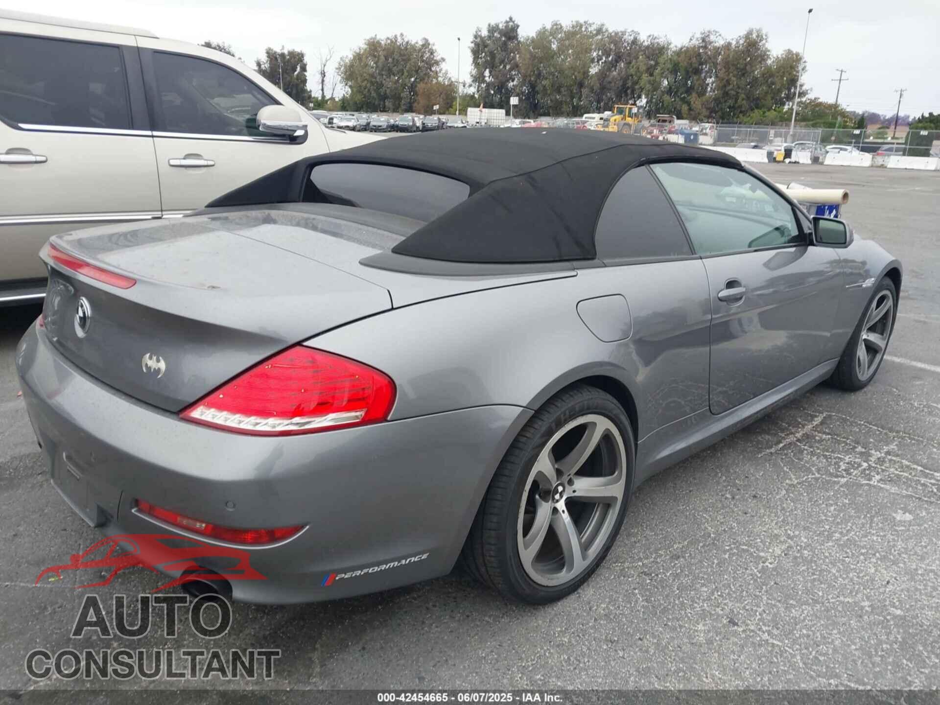BMW 6 SERIES 2009 - WBAEB535X9C224440