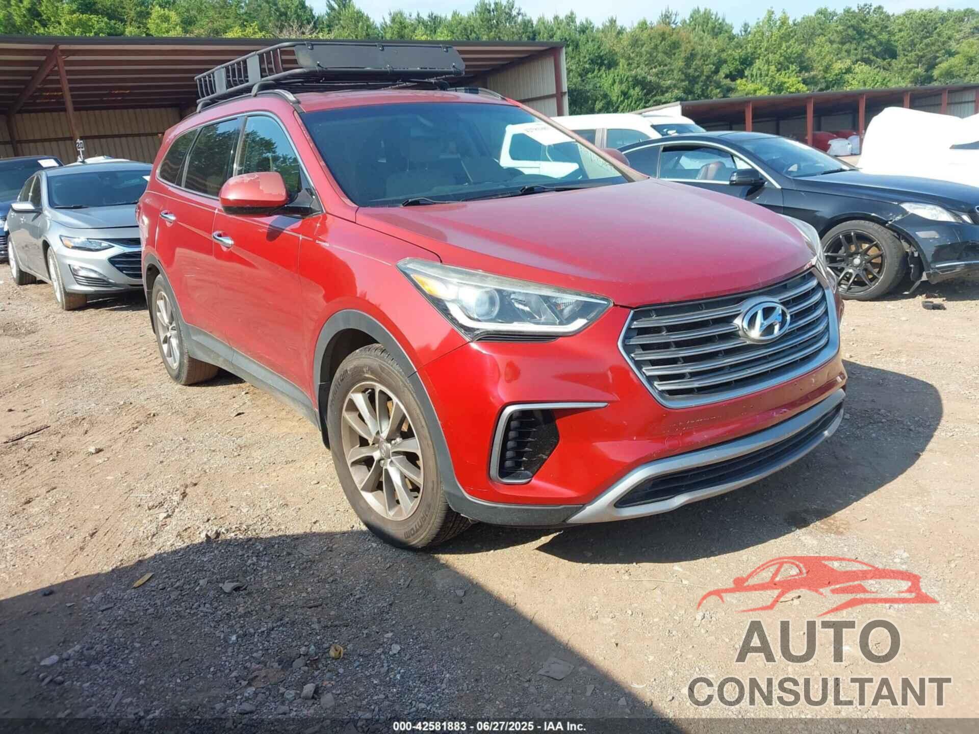 HYUNDAI SANTA FE 2017 - KM8SM4HF7HU189839