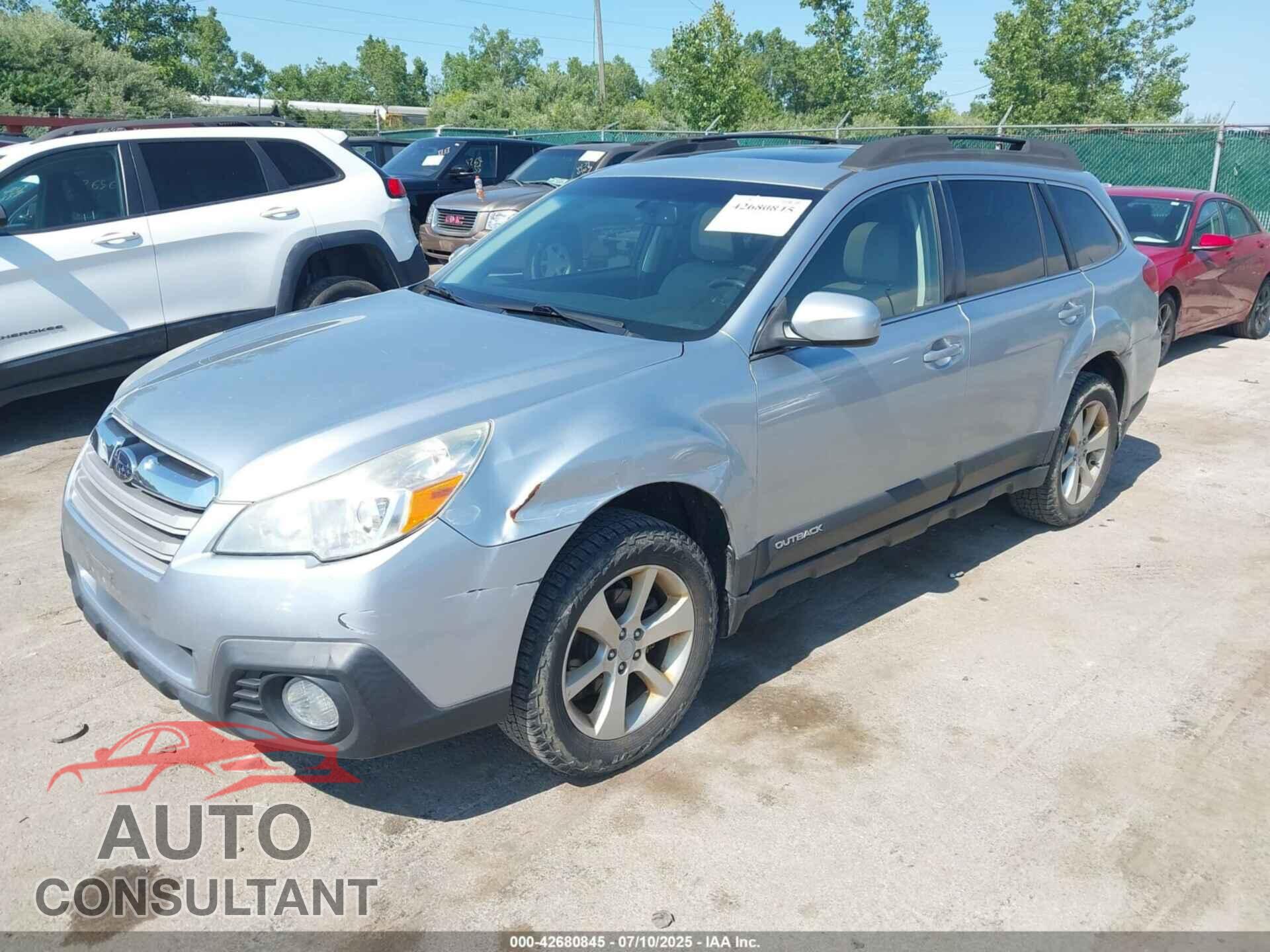 SUBARU OUTBACK 2014 - 4S4BRBDC2E3291438