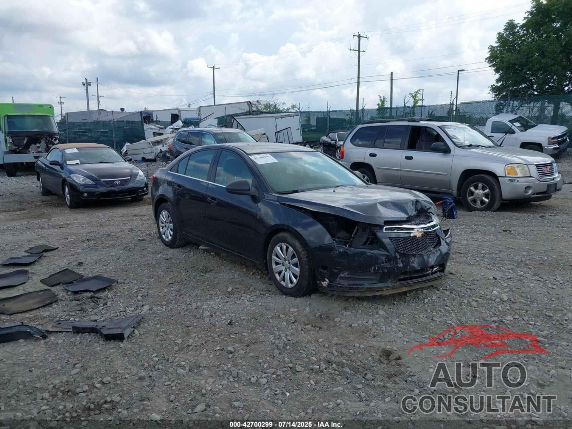 CHEVROLET CRUZE 2011 - 1G1PC5SH0B7287154