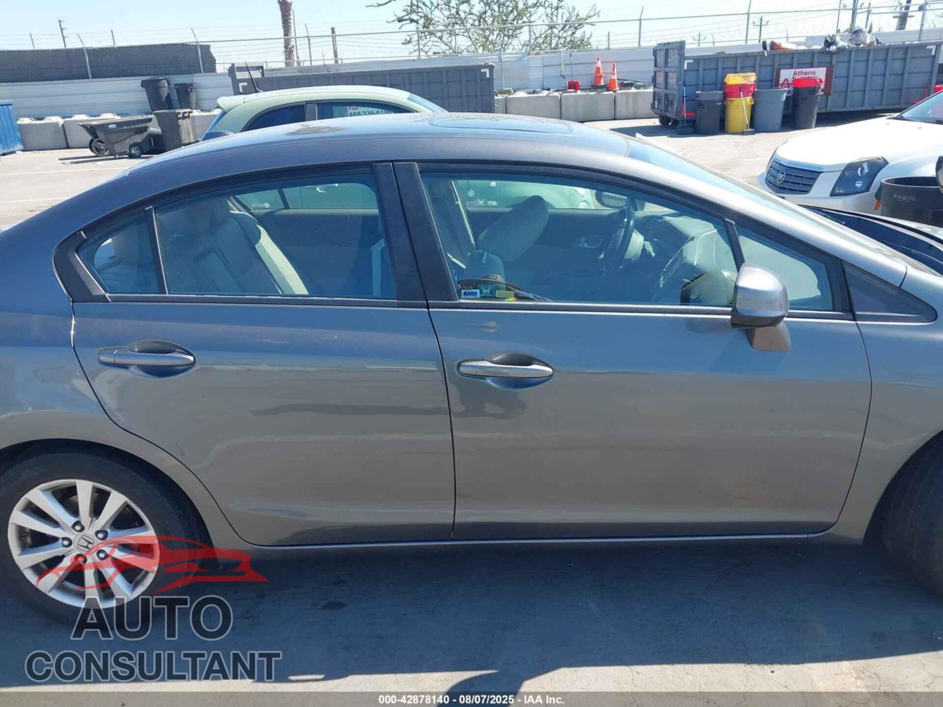 HONDA CIVIC 2012 - 19XFB2F90CE358510