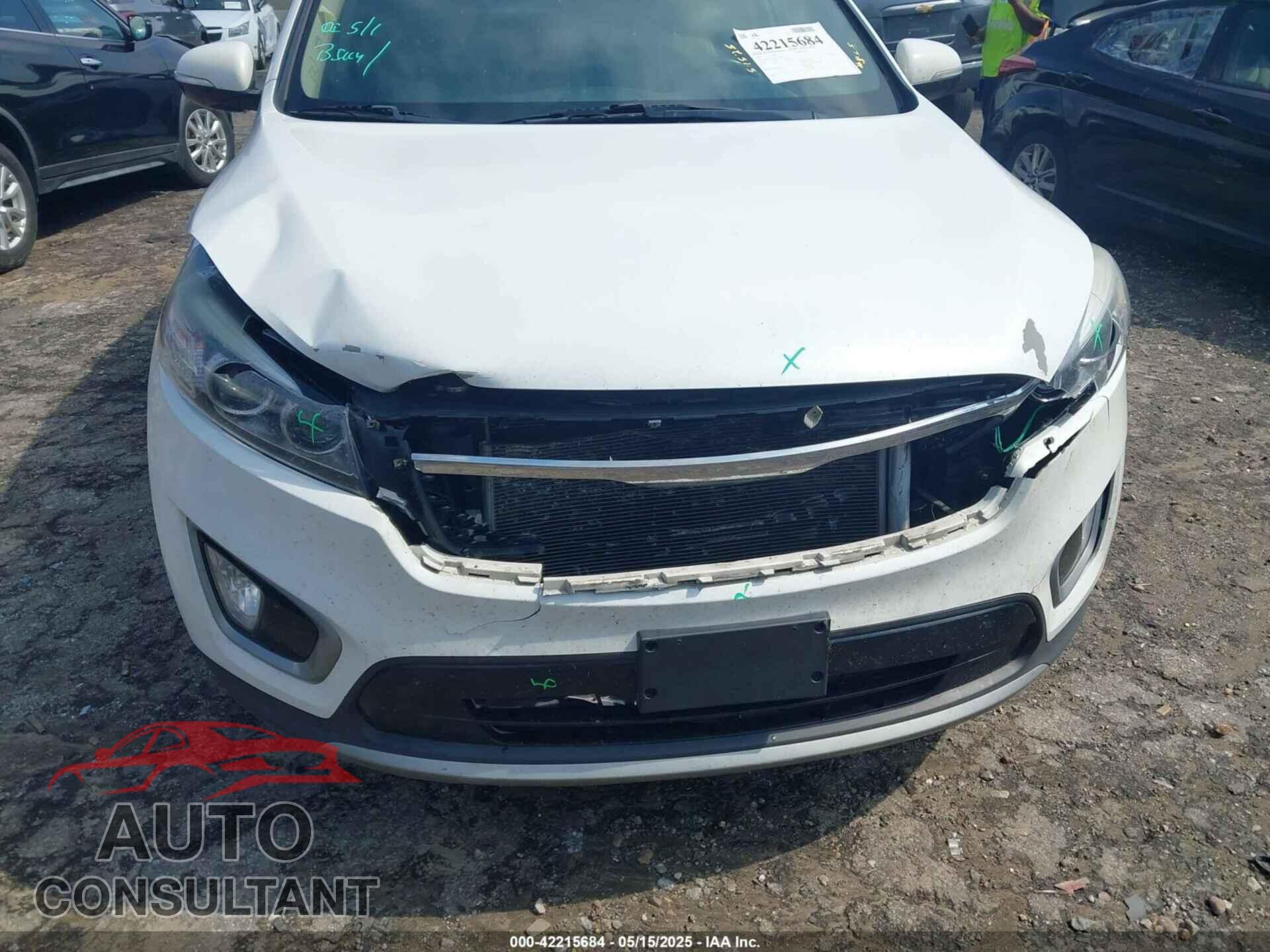 KIA SORENTO 2017 - 5XYPH4A59HG300957