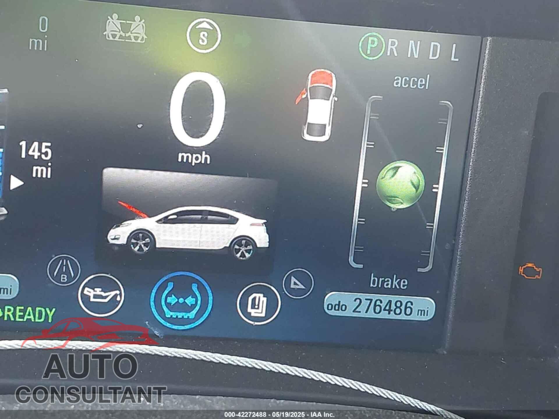 CHEVROLET VOLT 2013 - 1G1RE6E44DU141359