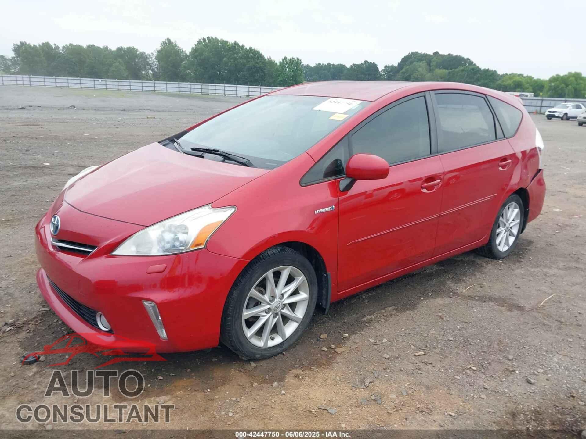 TOYOTA PRIUS V 2012 - JTDZN3EU6C3186846
