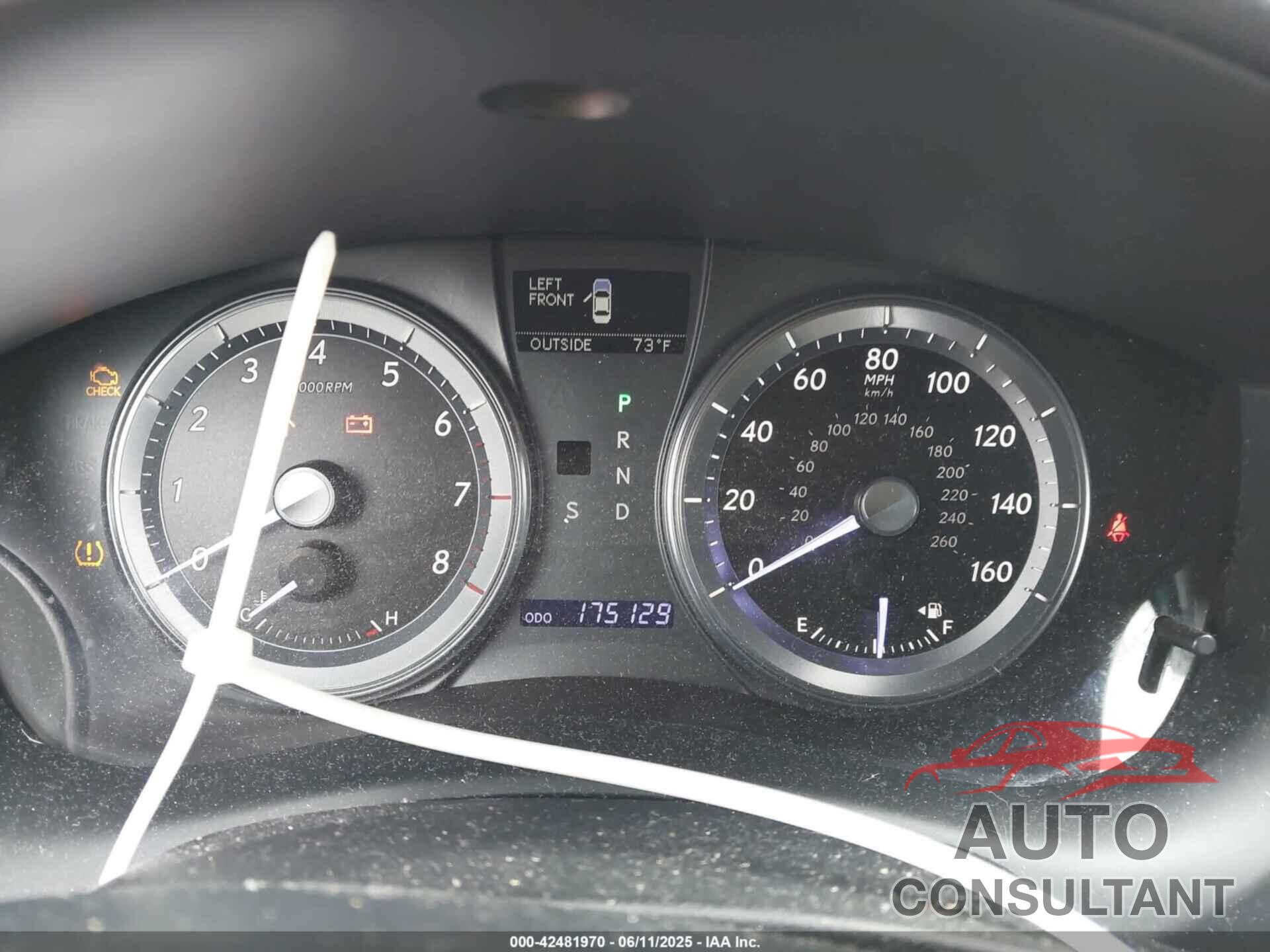 LEXUS ES 350 2012 - JTHBK1EG1C2499297