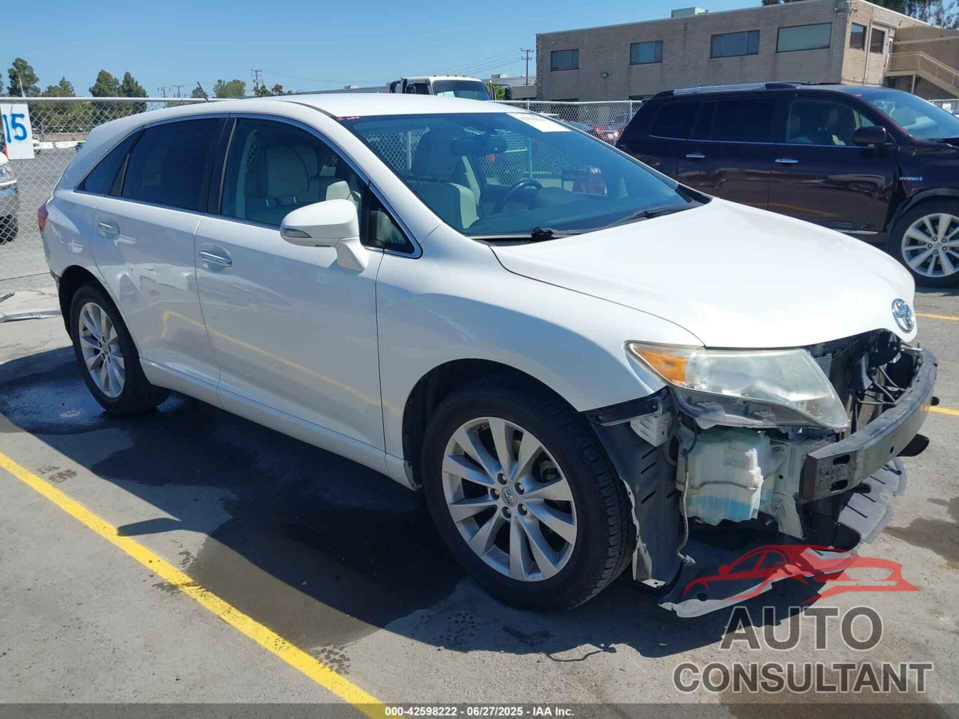 TOYOTA VENZA 2013 - 4T3ZA3BB2DU071884
