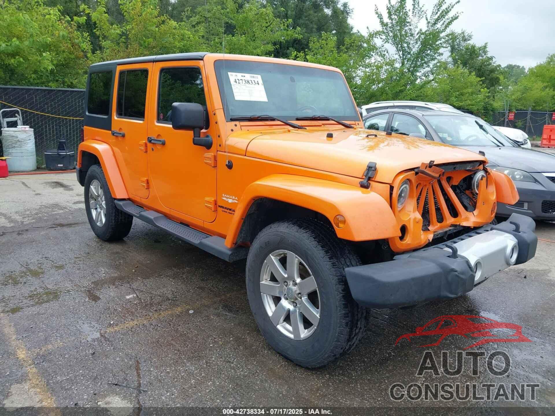 JEEP WRANGLER UNLIMITED 2012 - 1C4BJWEG7CL163004